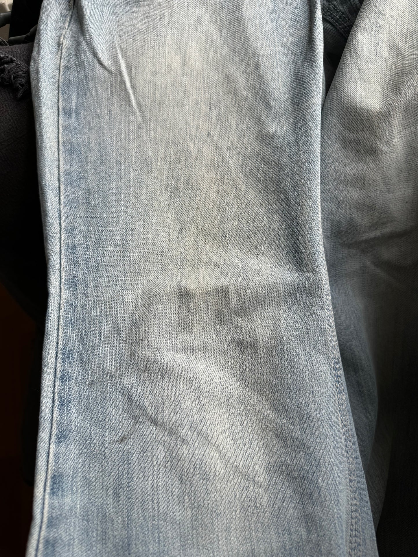 Lågmidjade jeans–stl: L