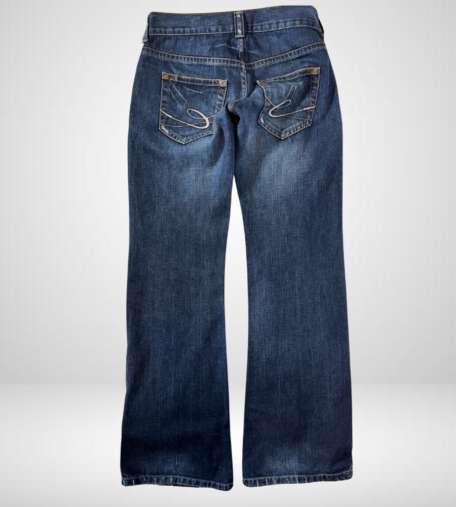 Lågmidjade jeans–stl: XS