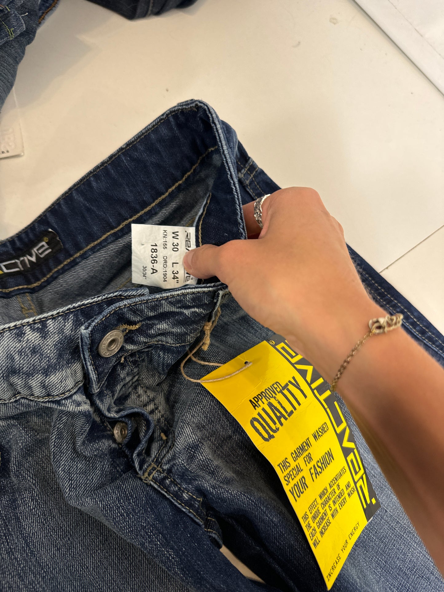 Lågmidjade jeans stl: XS