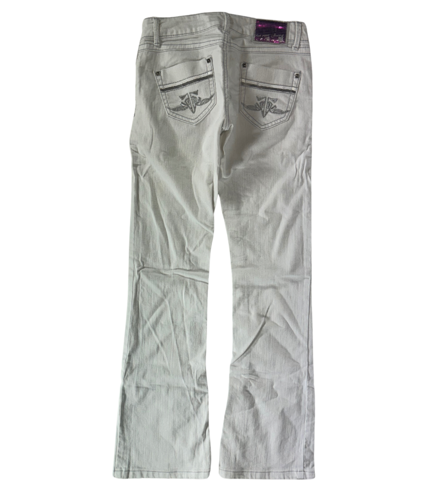 Lågmidjade jeans–stl: XS