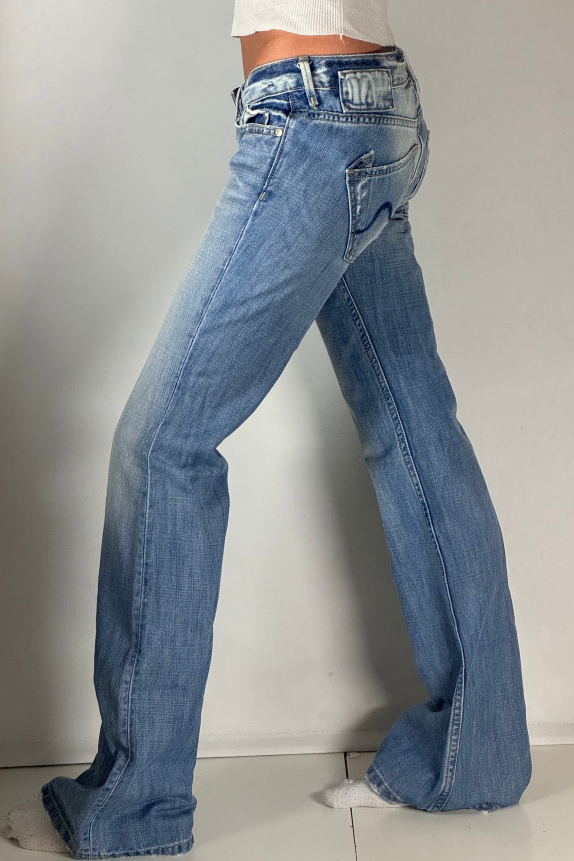Lågmidjade jeans stl: S