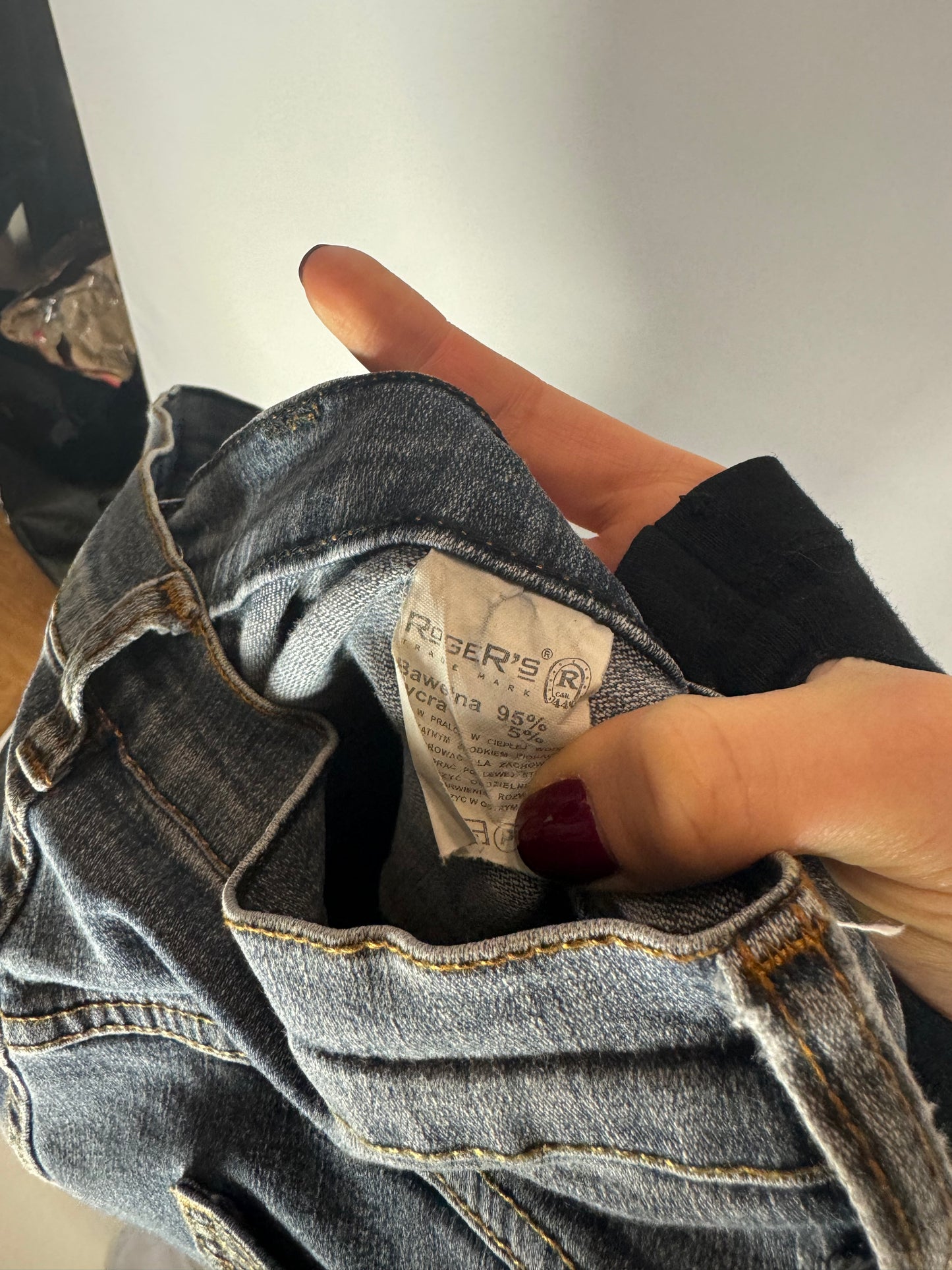 Lågmidjade jeans stl: S