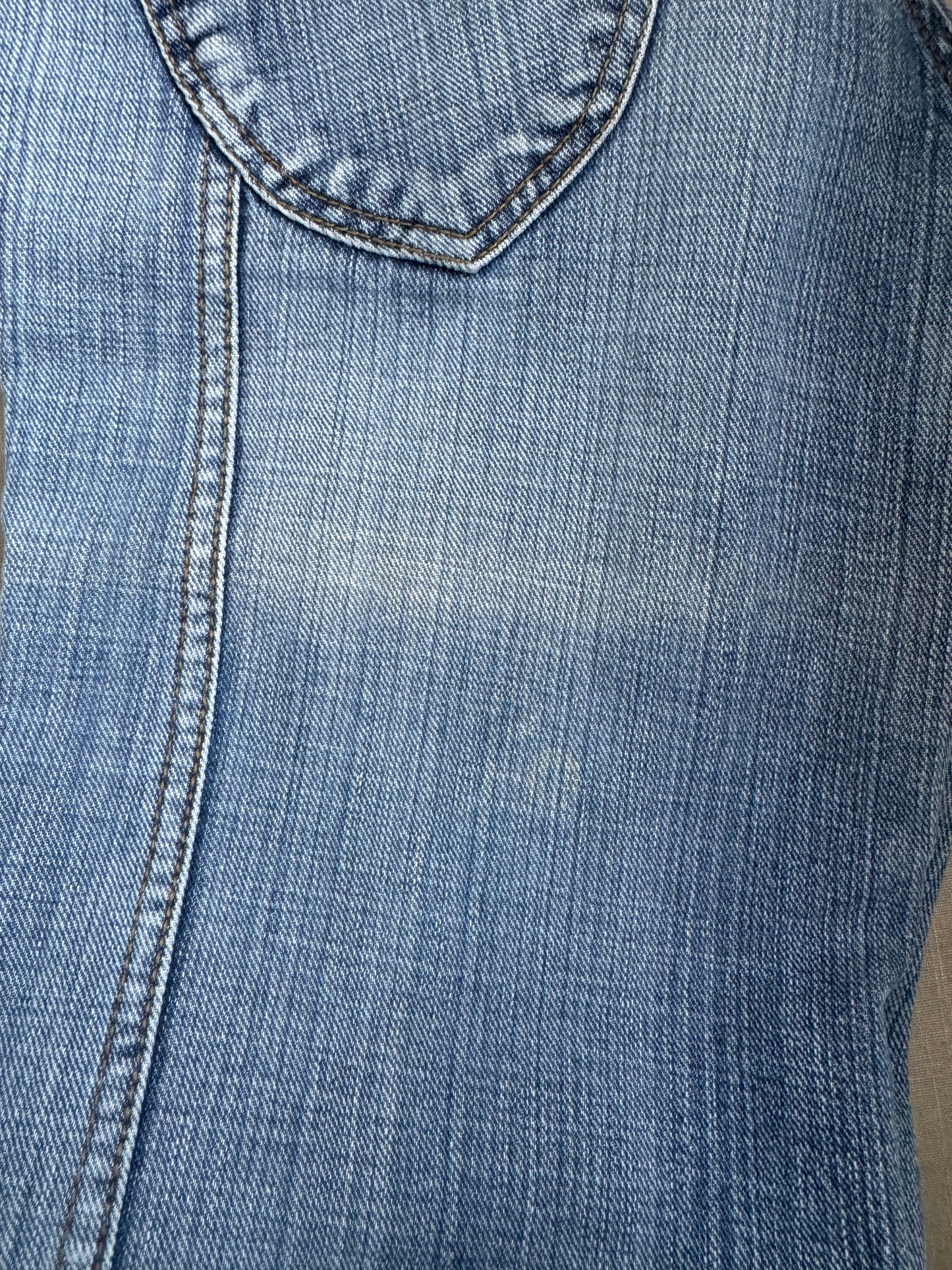 Lågmidjade jeans–stl: S
