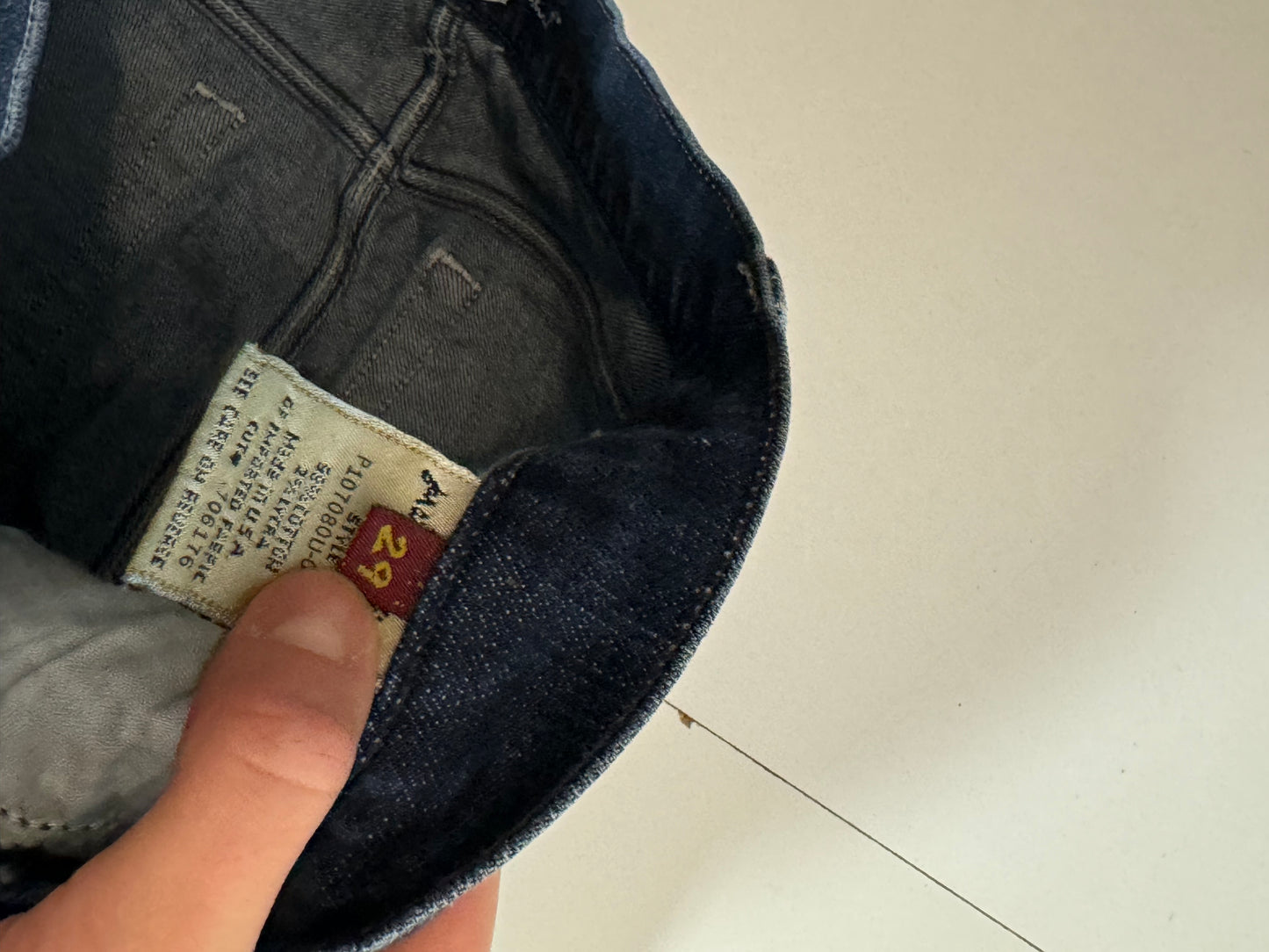 Lågmidjade jeans stl: S