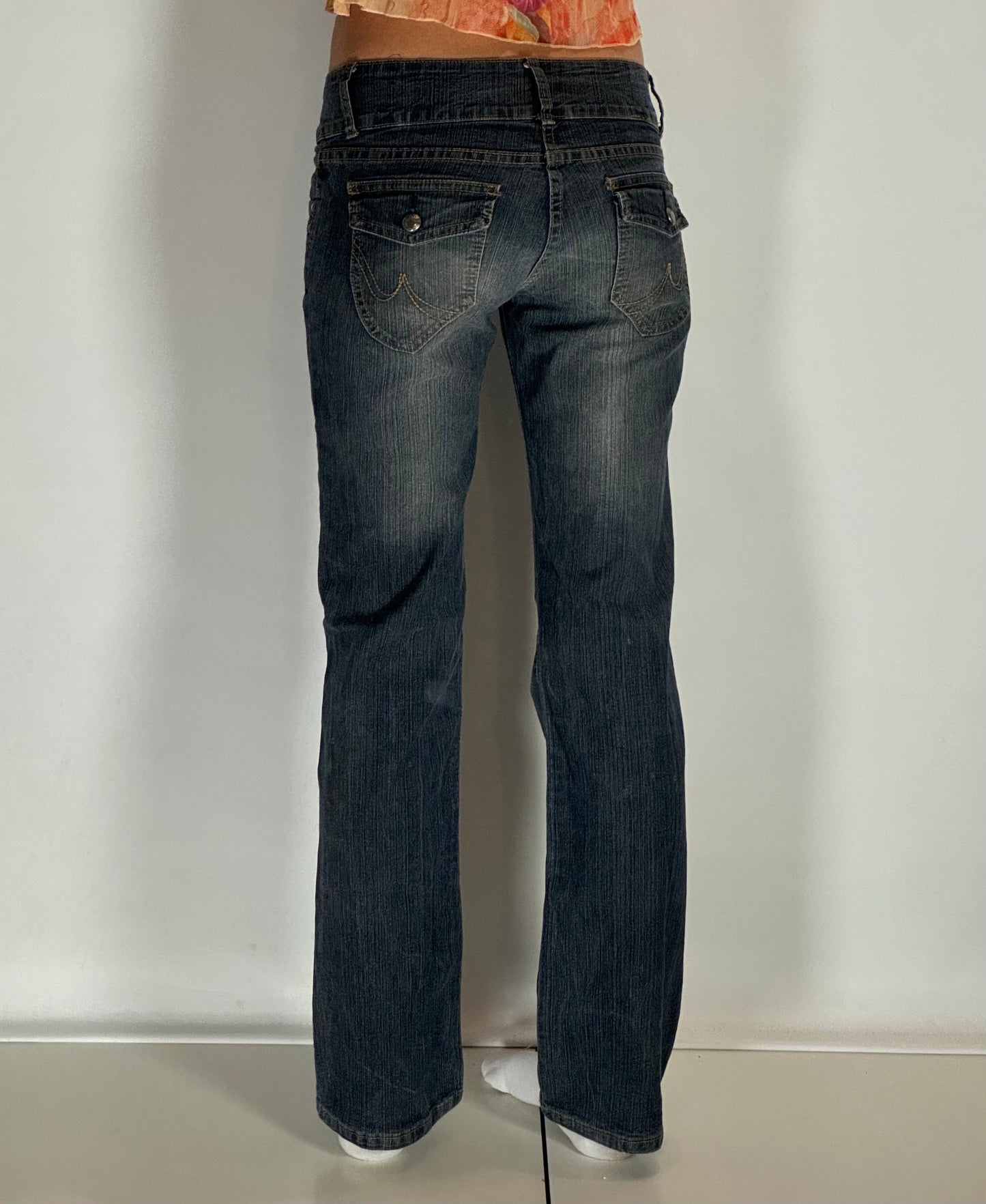 Lågmidjade jeans–stl: XS
