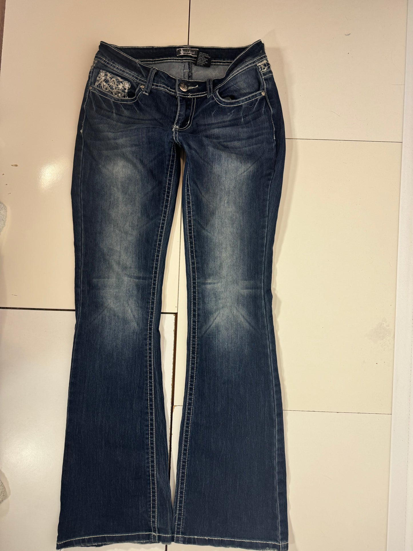 Lågmidjade jeans stl: S