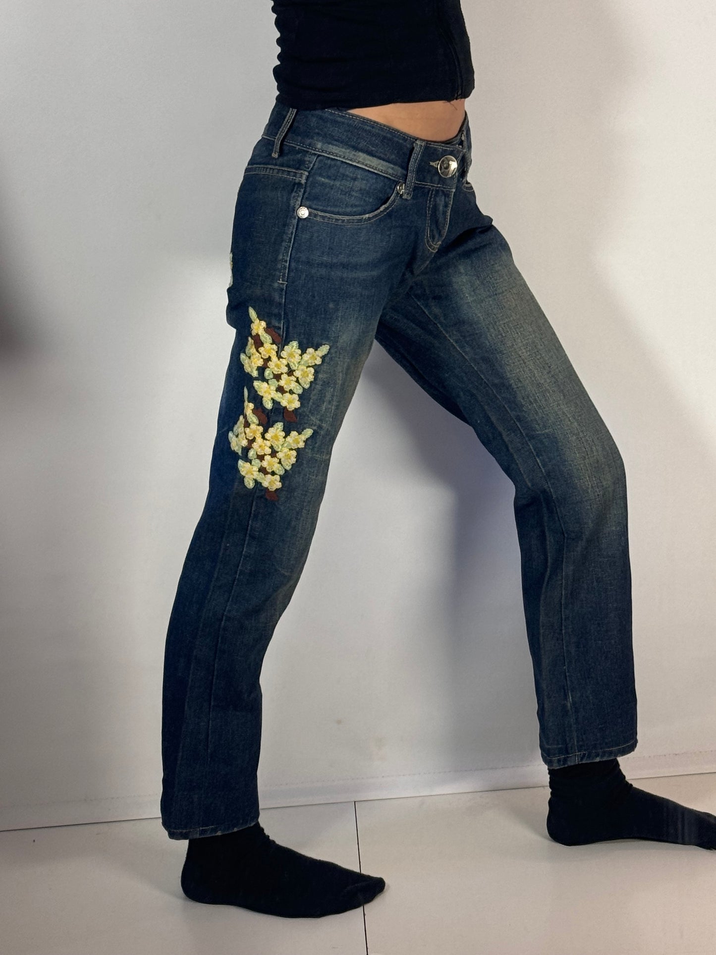 Lågmidjade jeans stl: XS
