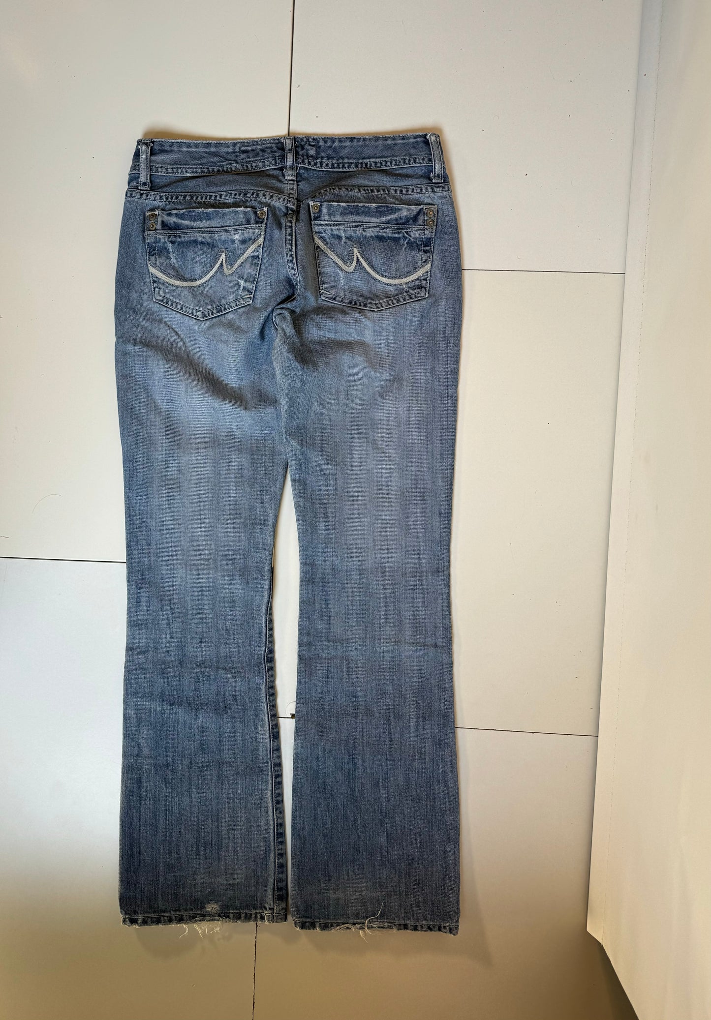 Lågmidjade jeans–stl: XS