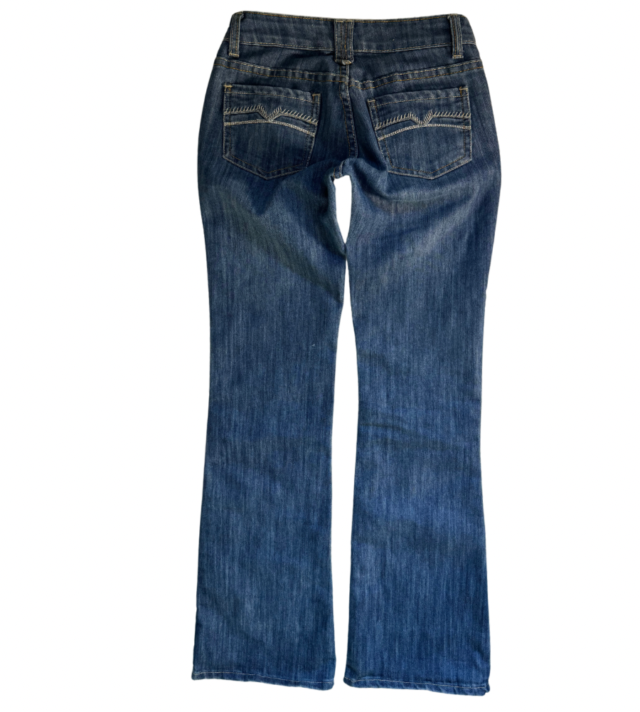 Lågmidjade jeans–stl: XS