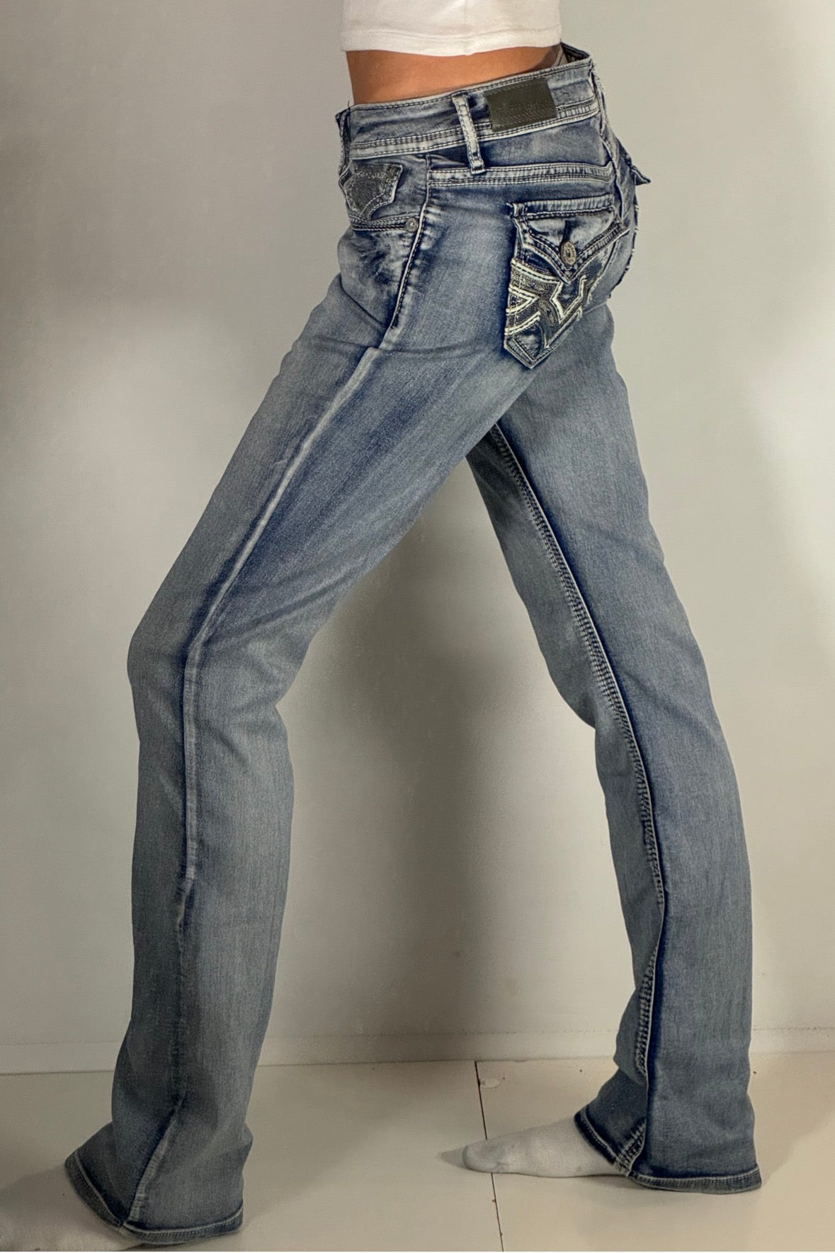 Lågmidjade jeans stl: XS
