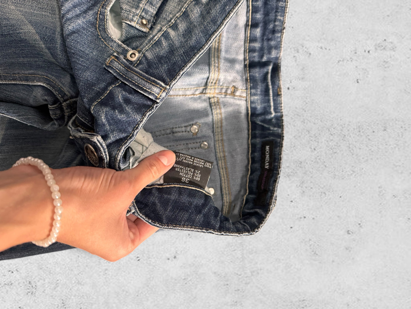 Lågmidjade jeans stl: XS