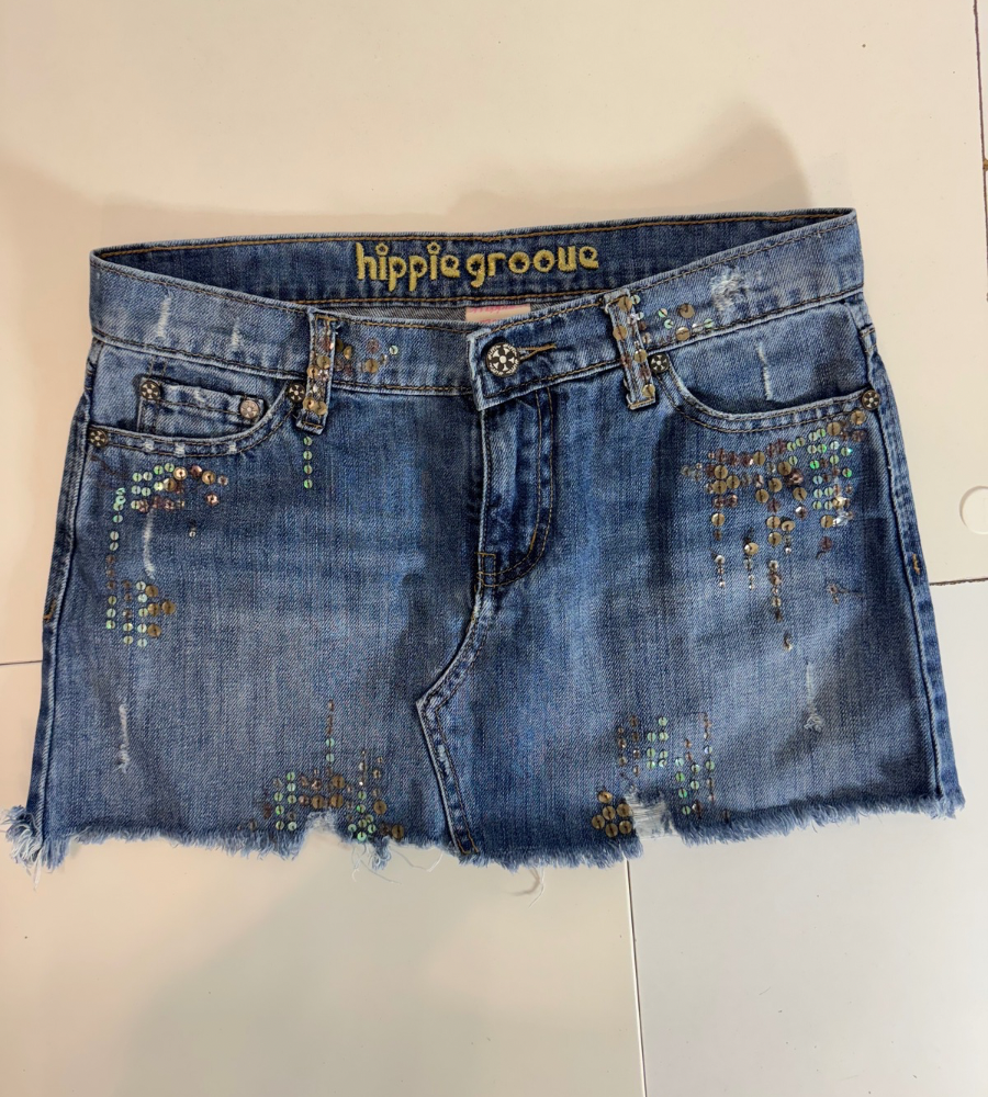 Jeans kjol–stl: XS