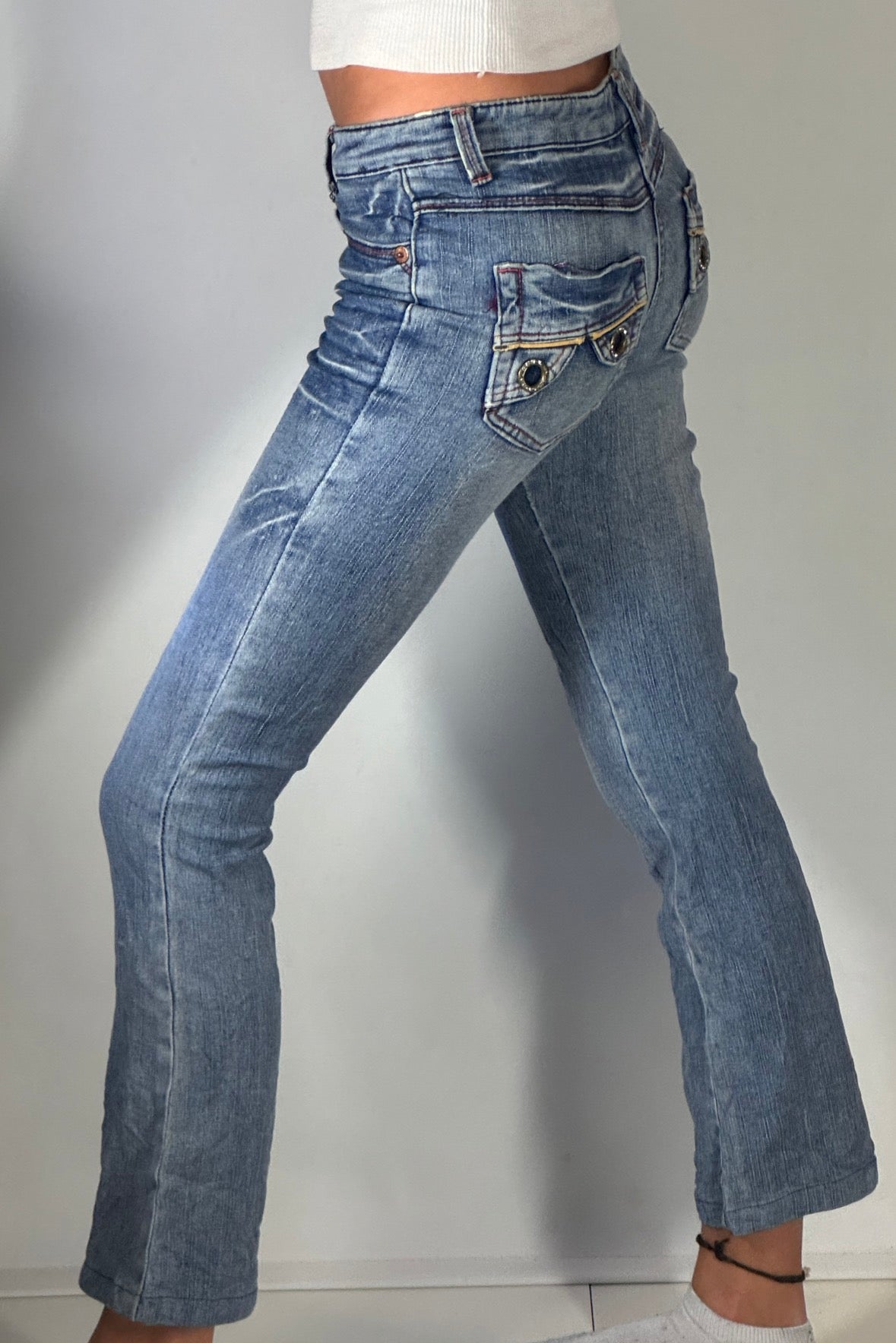 Lågmidjade jeans stl: XS