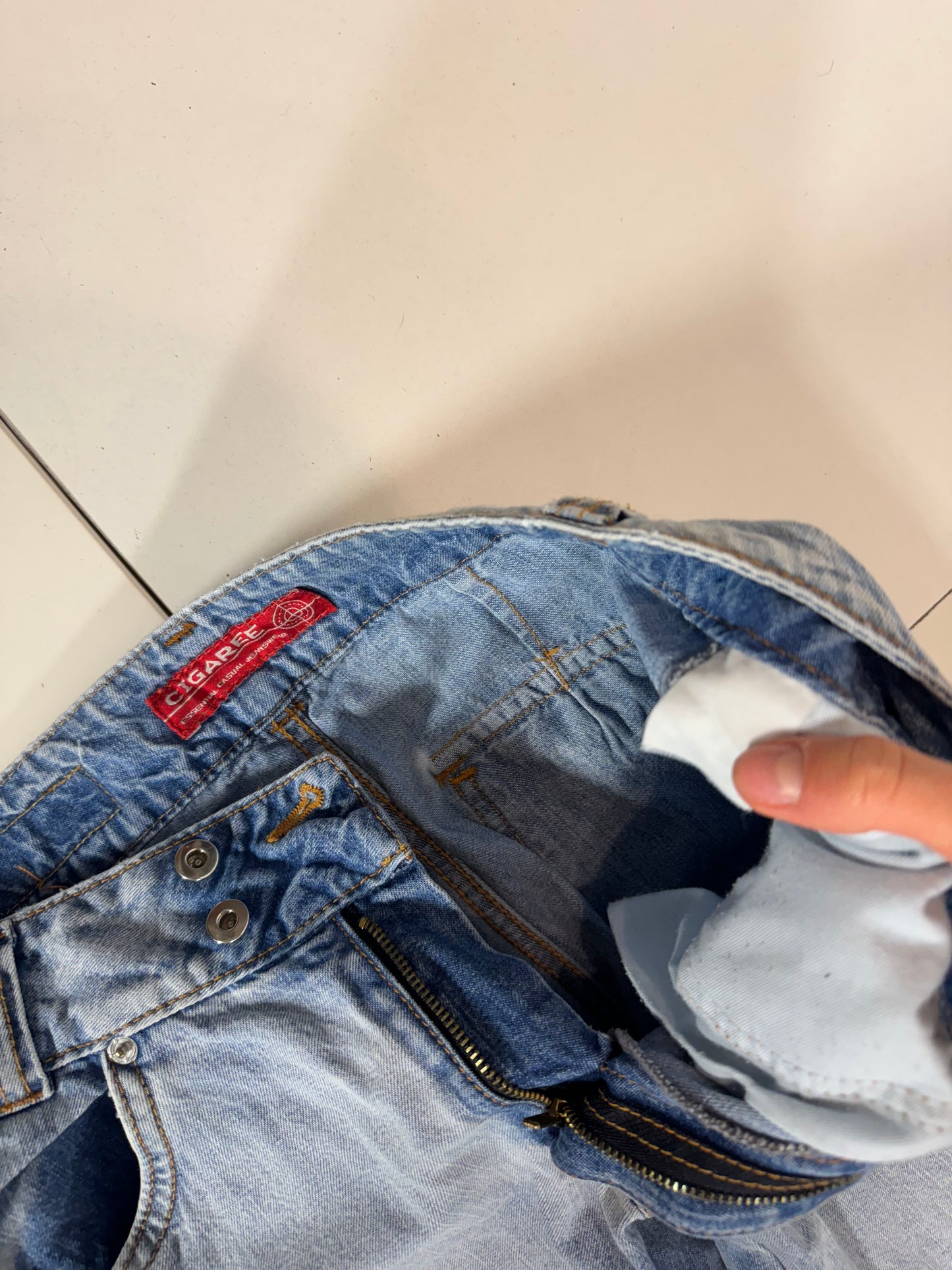Lågmidjade jeans stl: S