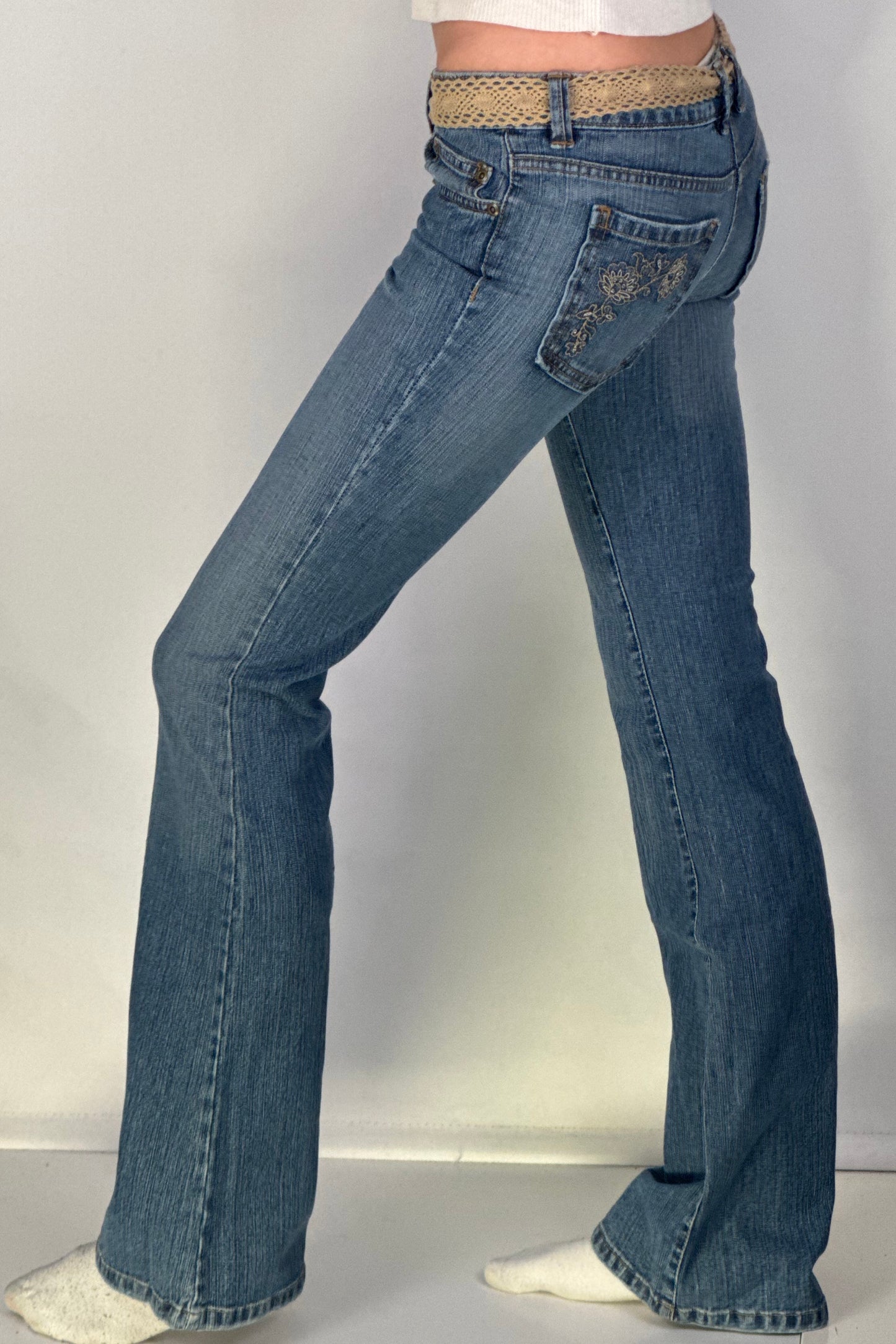 Lågmidjade jeans stl: XXS