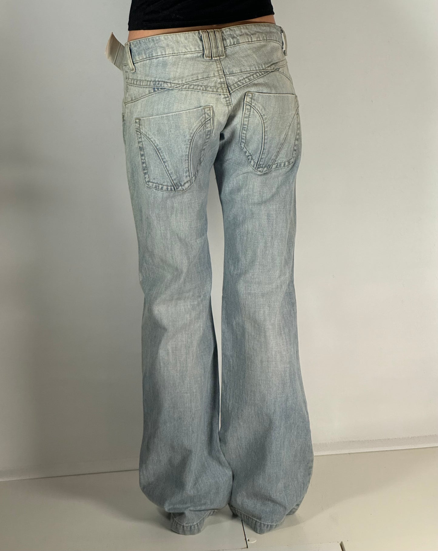 Lågmidjade jeans stl: S