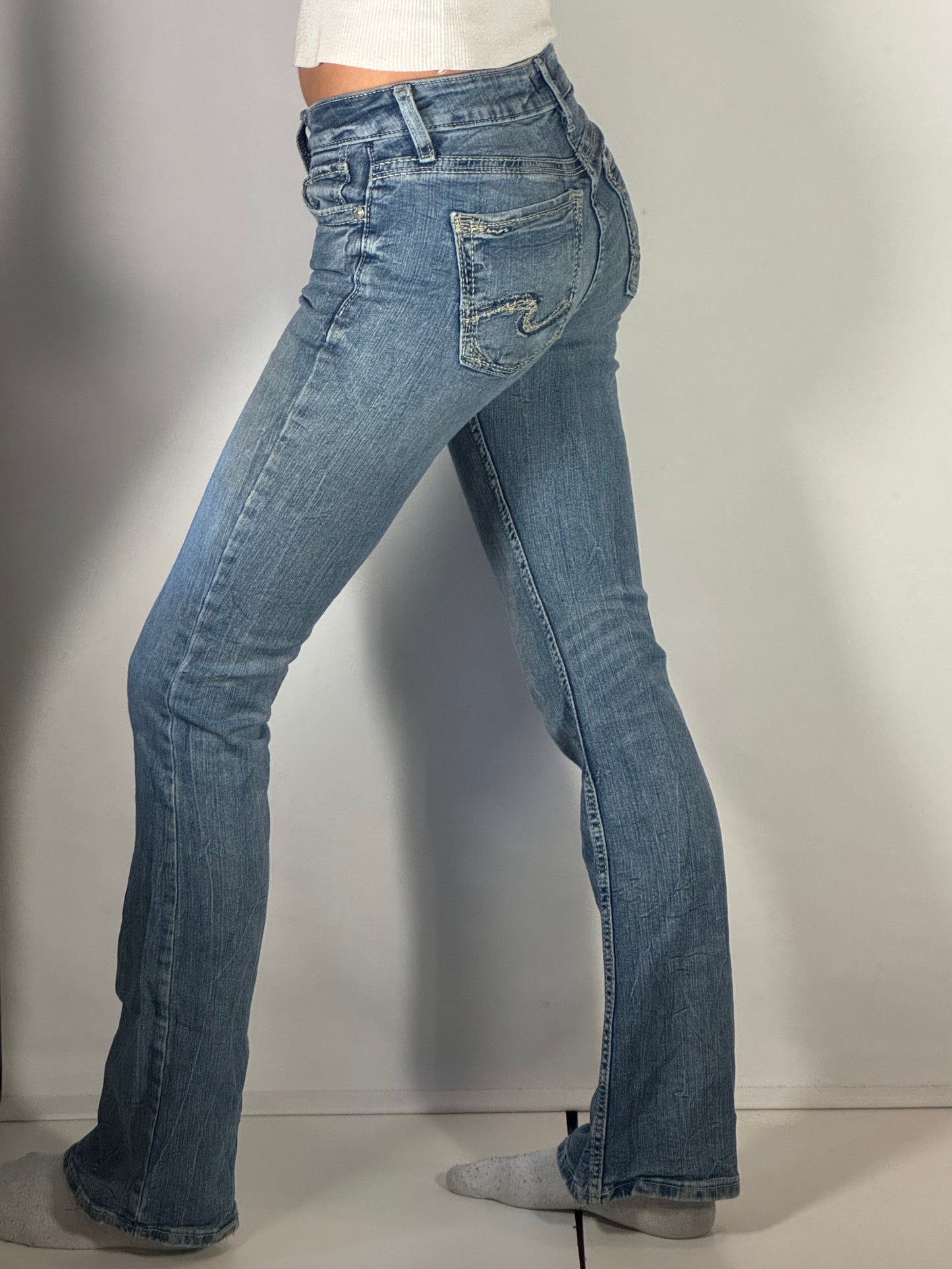 Lågmidjade jeans stl: XS