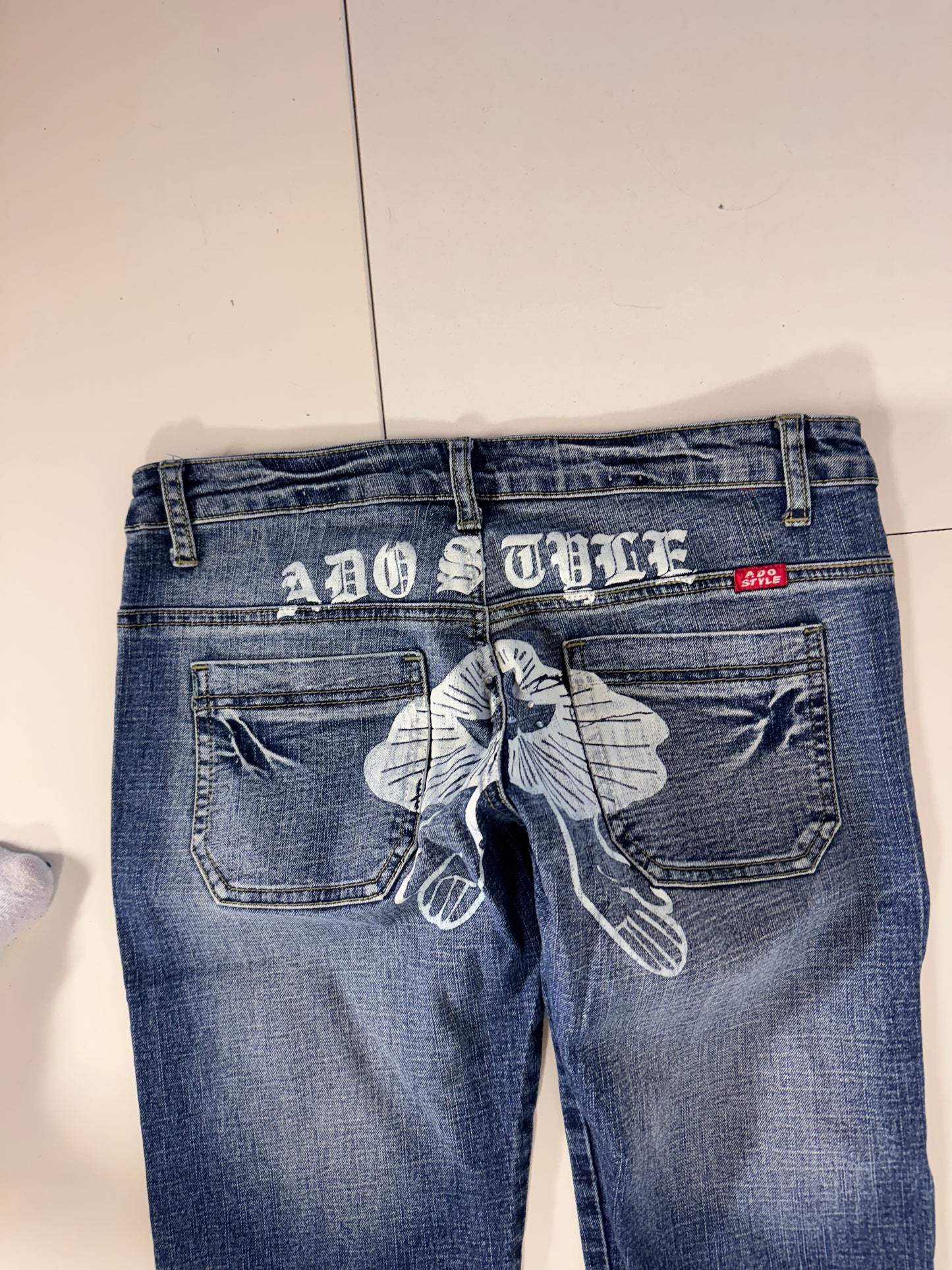 Lågmidjade jeans stl: S