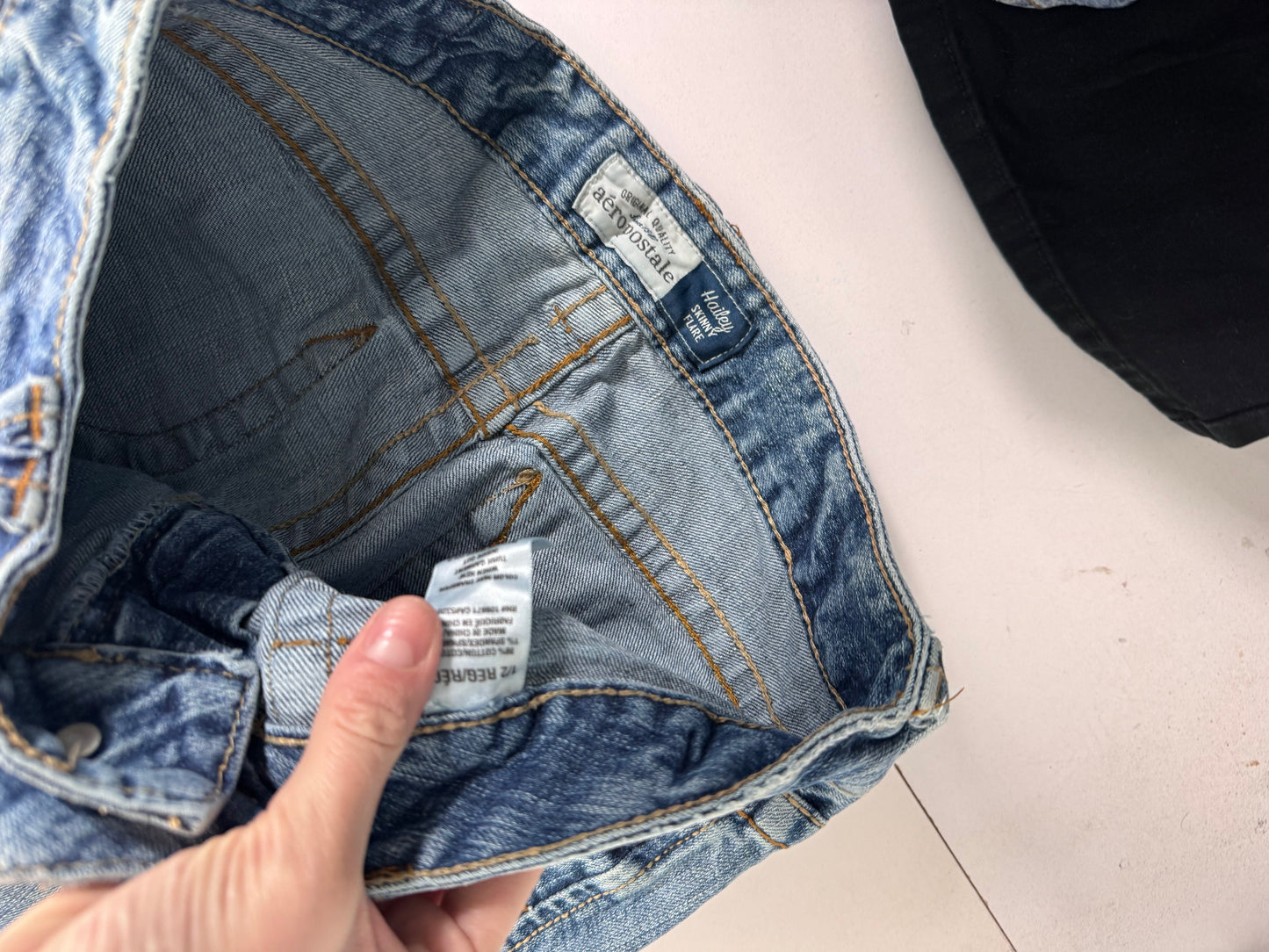 Lågmidjade jeans stl: XS