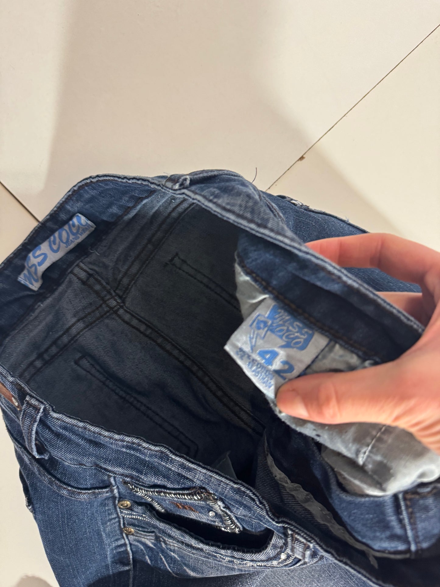 Lågmidjade jeans stl: M