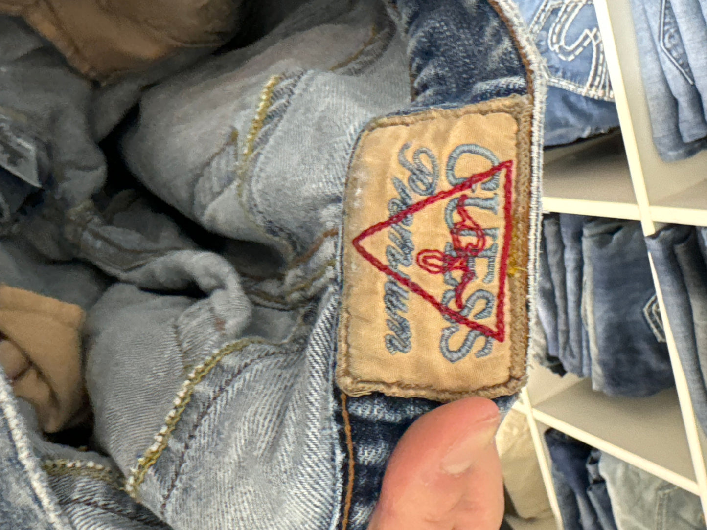 Lavtaljede jeans str: S