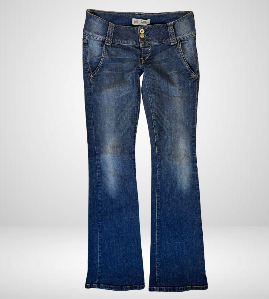 Lågmidjade jeans–stl: M