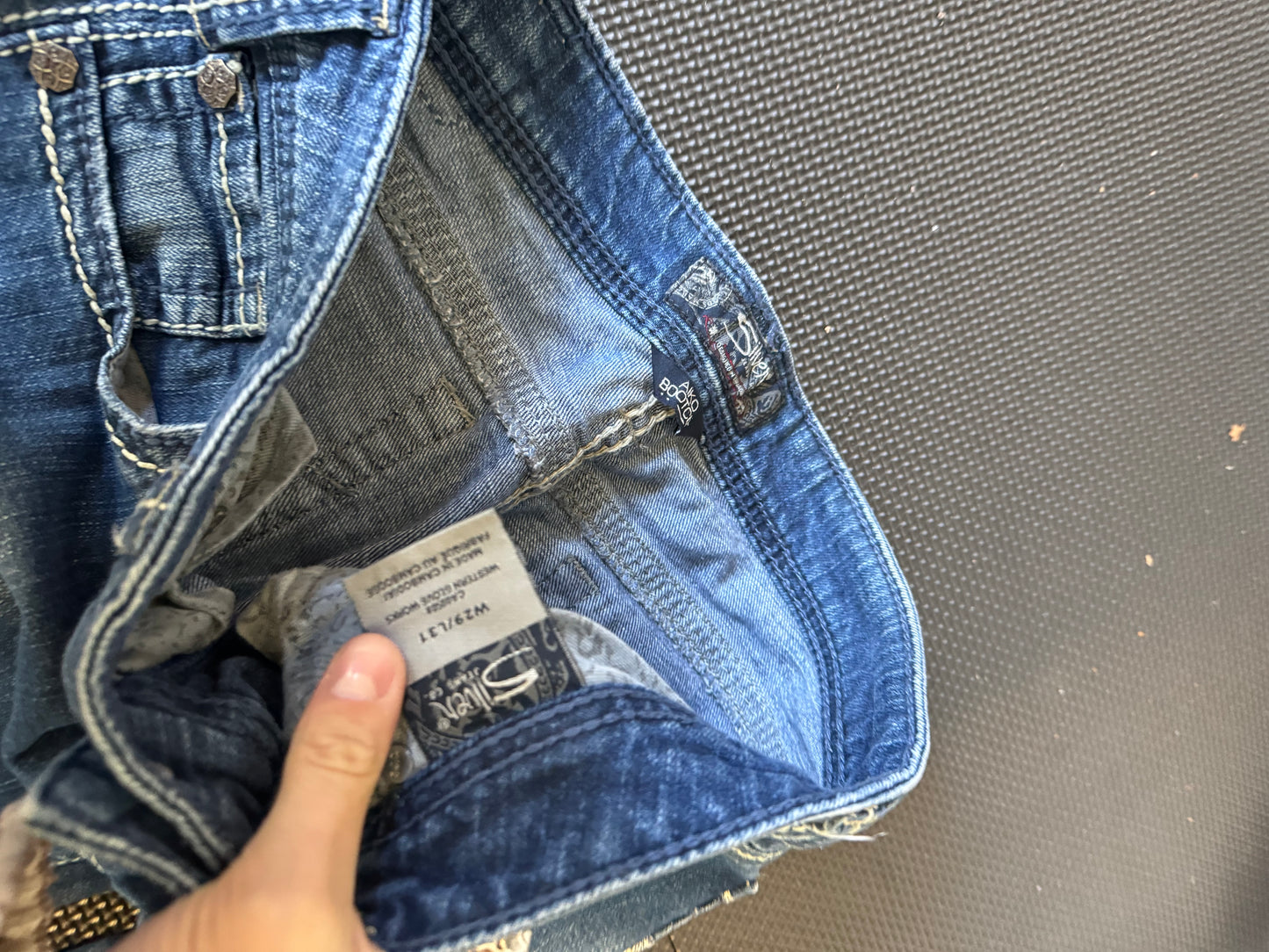 Lågmidjade jeans stl: S