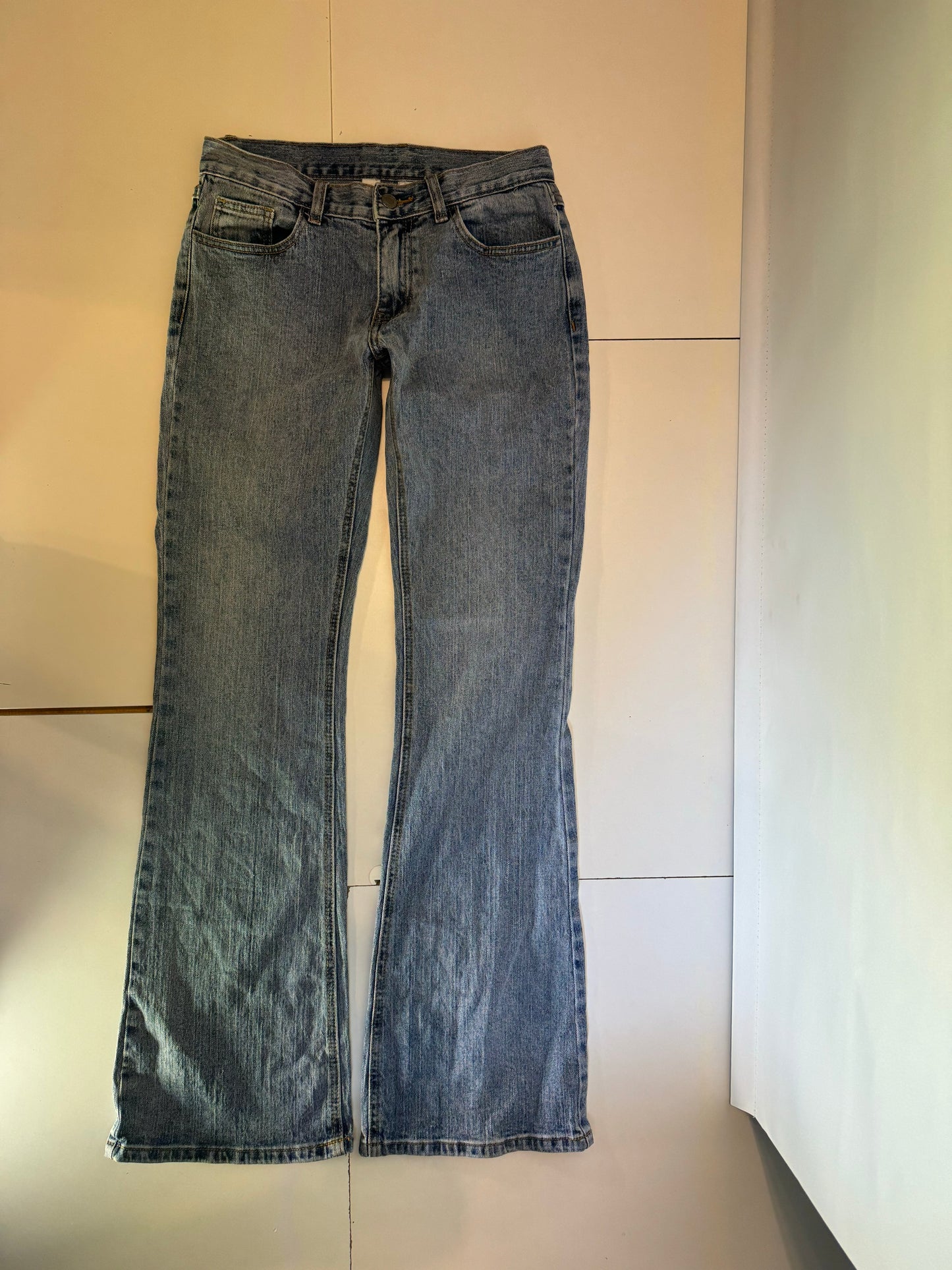 Lågmidjade jeans–stl: S