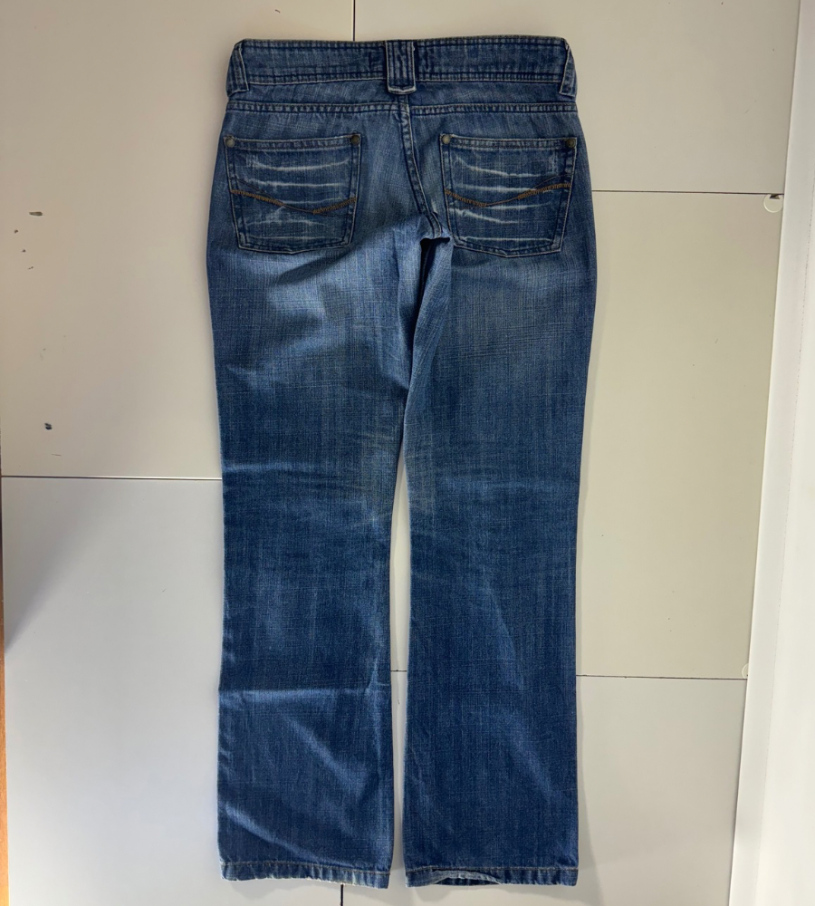 Lågmidjade jeans–stl: S