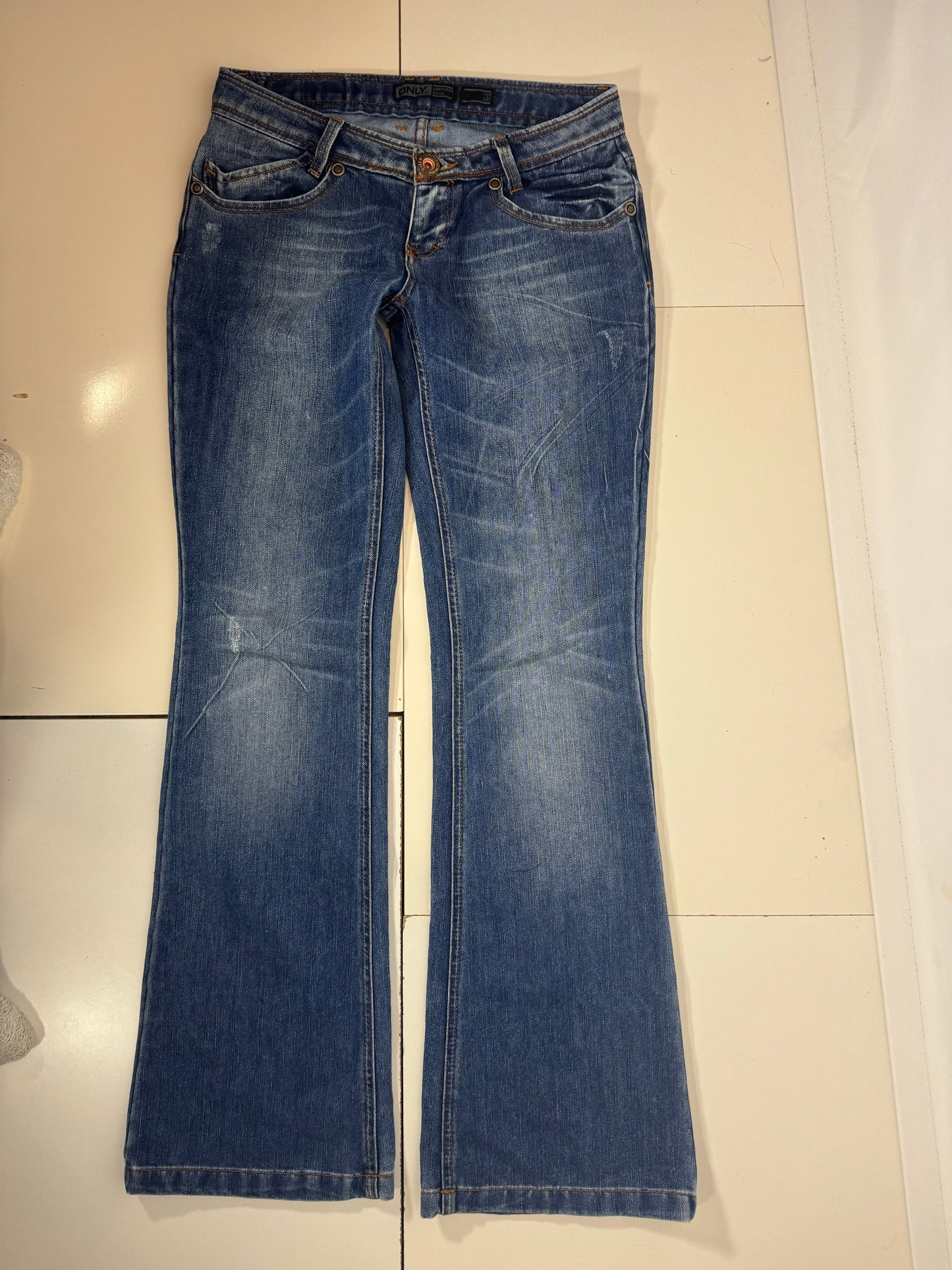 Lågmidjade jeans stl: S
