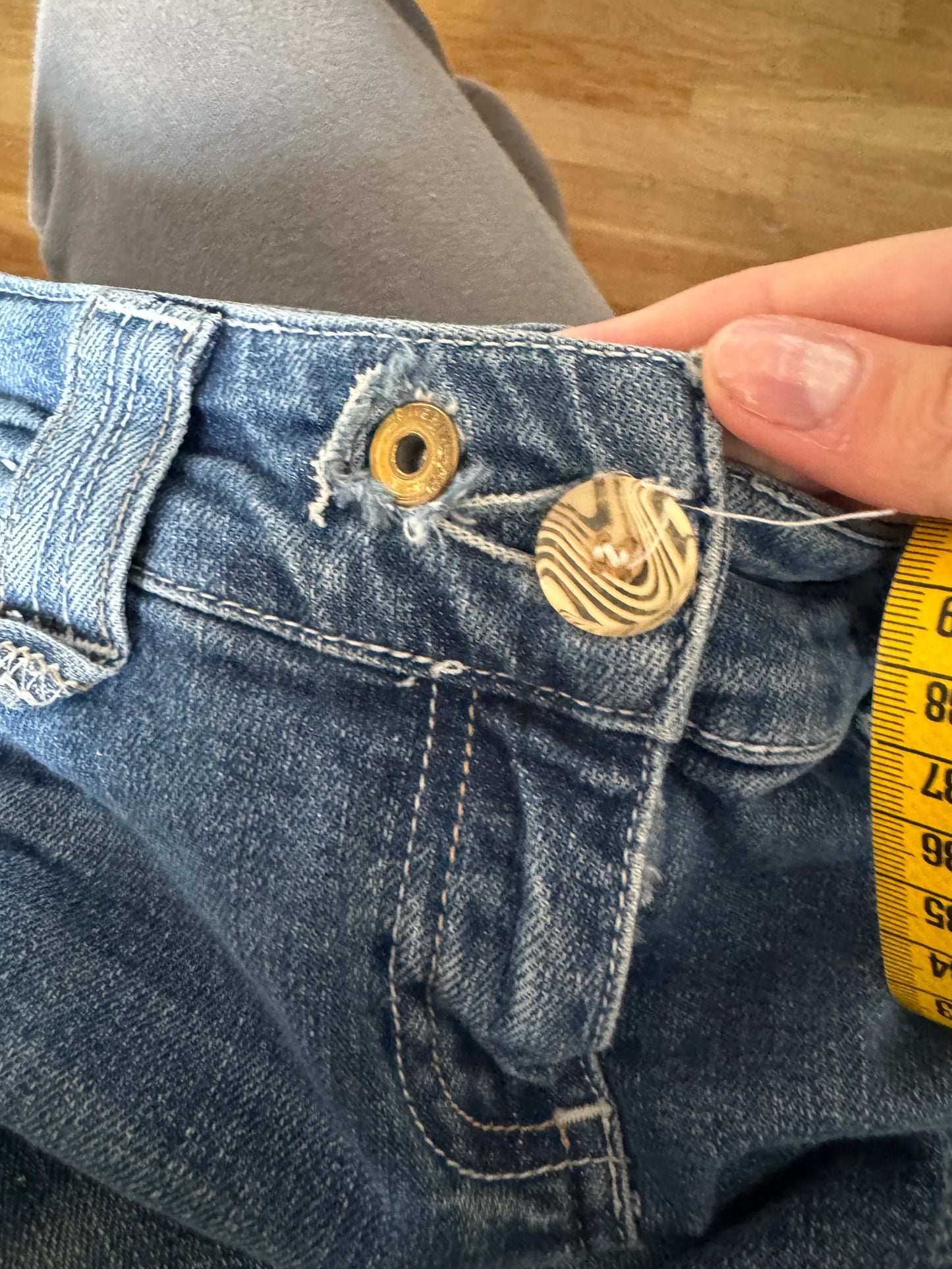 Lågmidjade jeans stl: XS