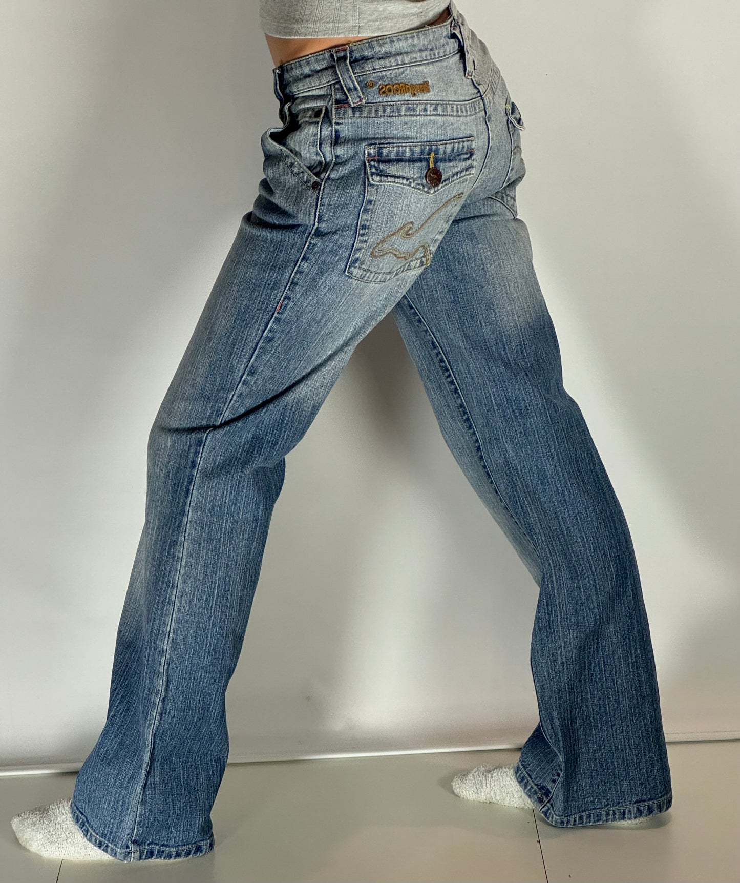 Lågmidjade jeans stl: S