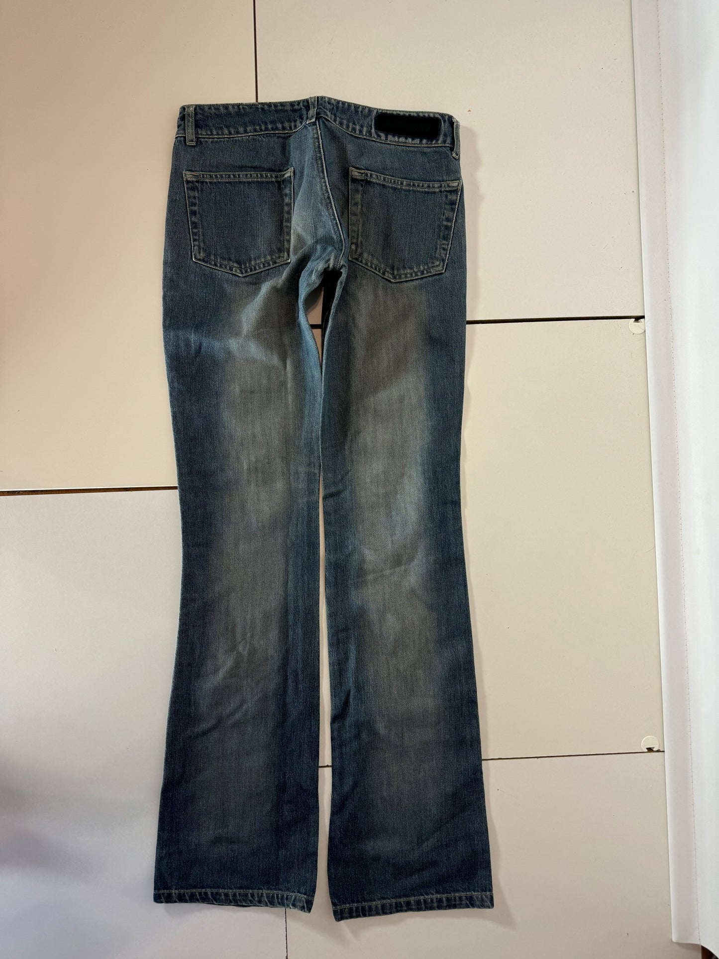 Lågmidjade jeans–stl: XS