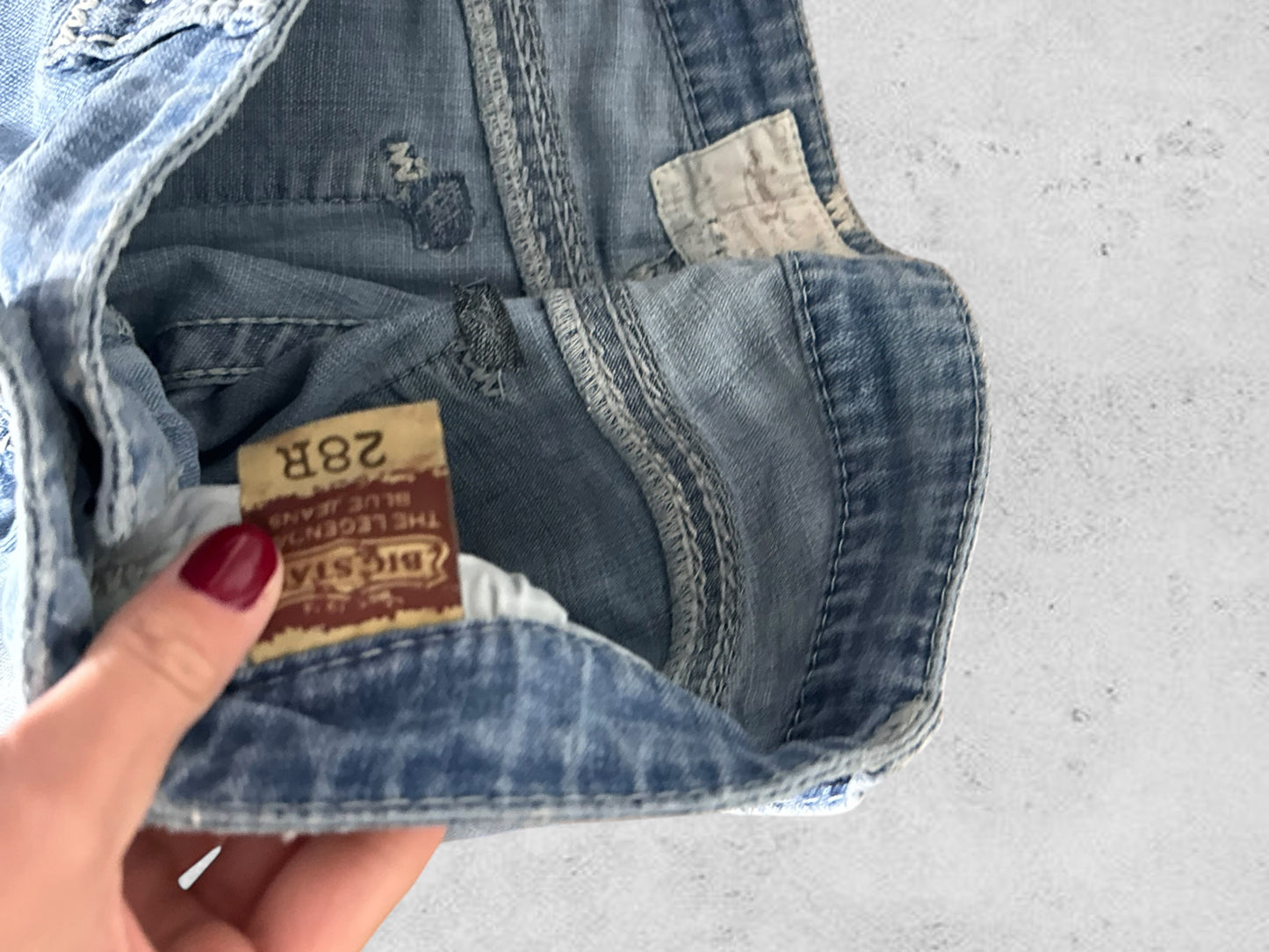 Lågmidjade jeans stl: S