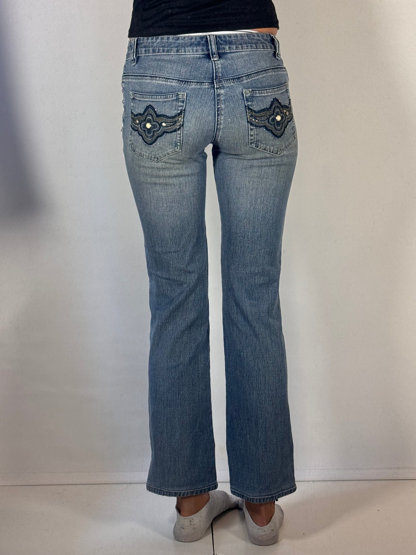 Lågmidjade jeans stl: XS
