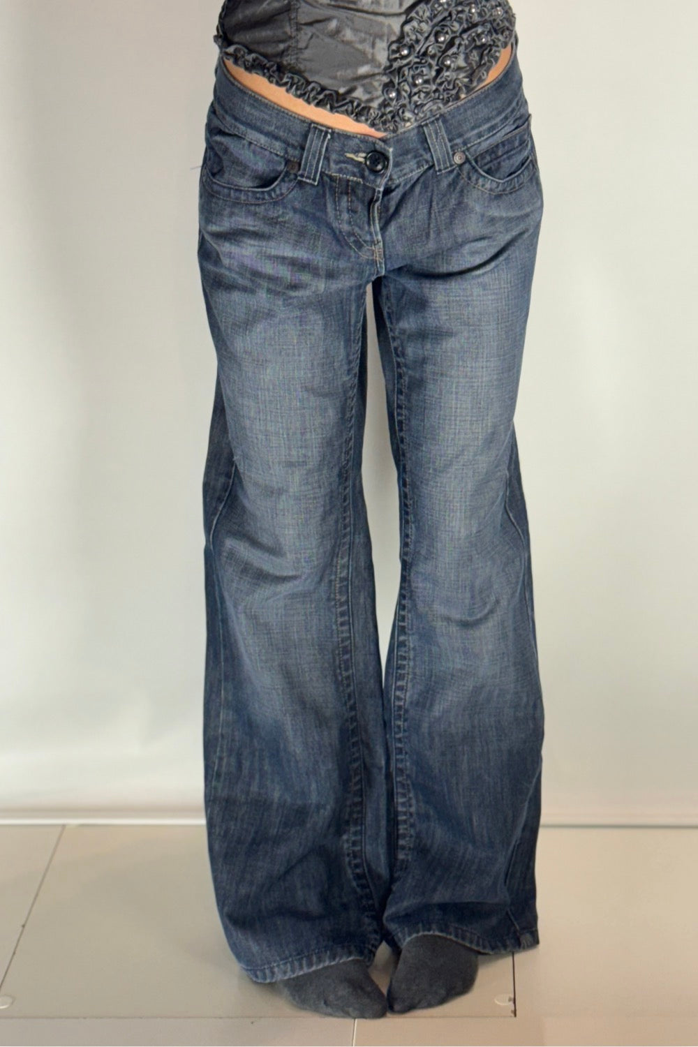 Lågmidjade jeans stl: XL