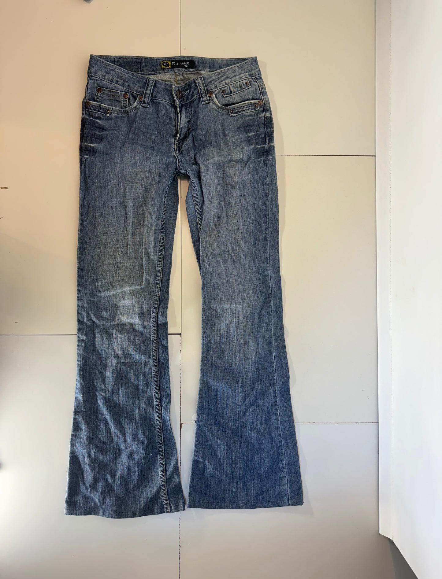 Lågmidjade jeans–stl: XS