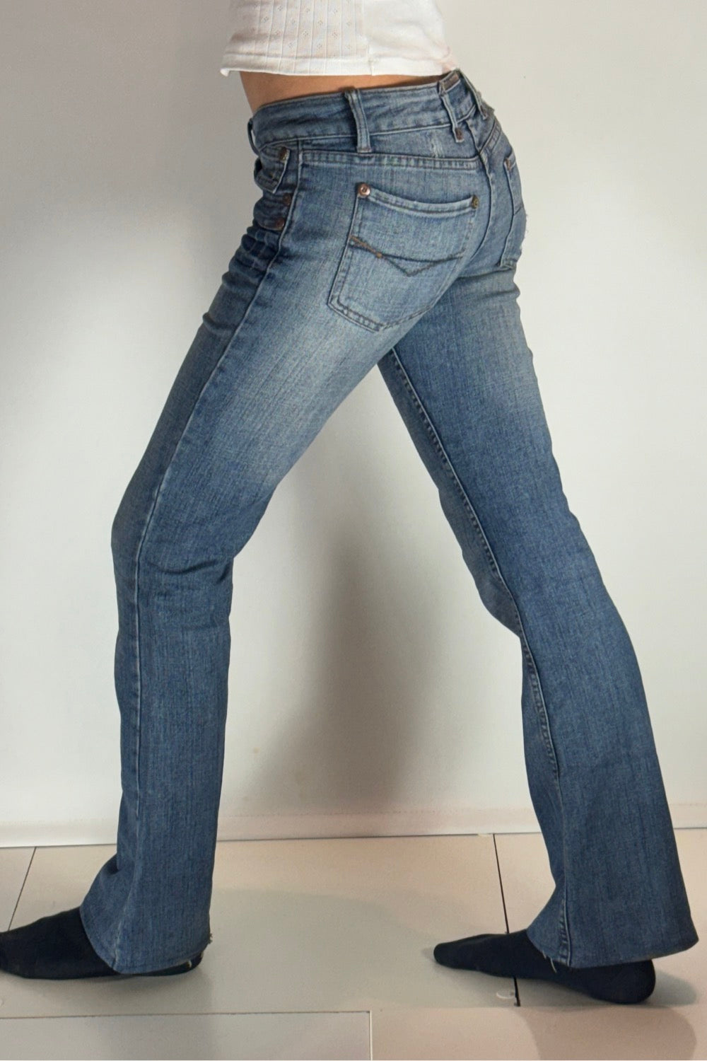 Lågmidjade jeans stl: S