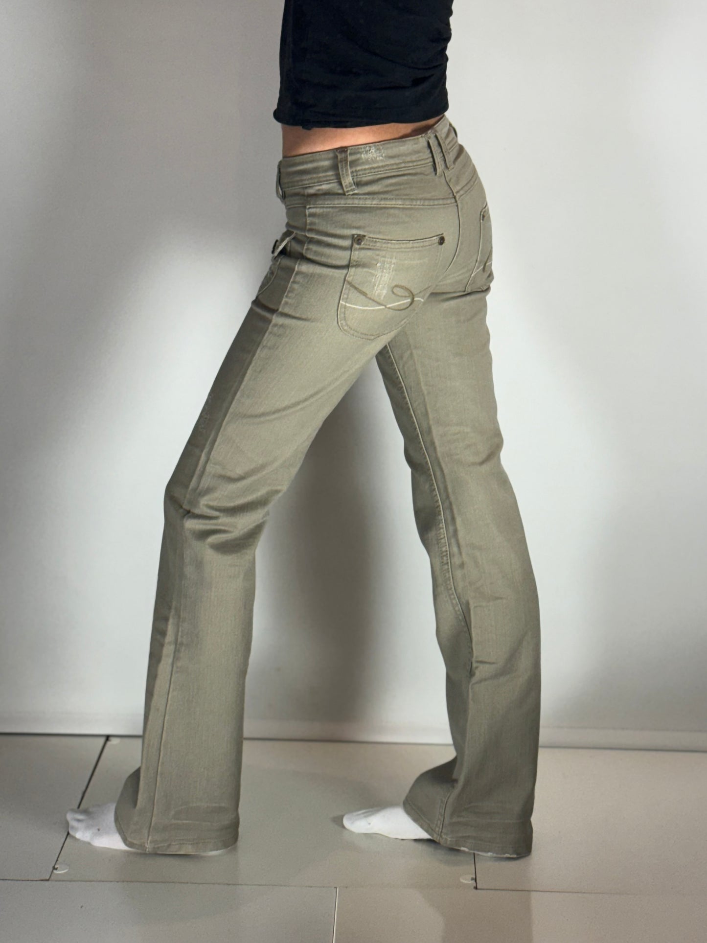 Lågmidjade byxor stl: XS