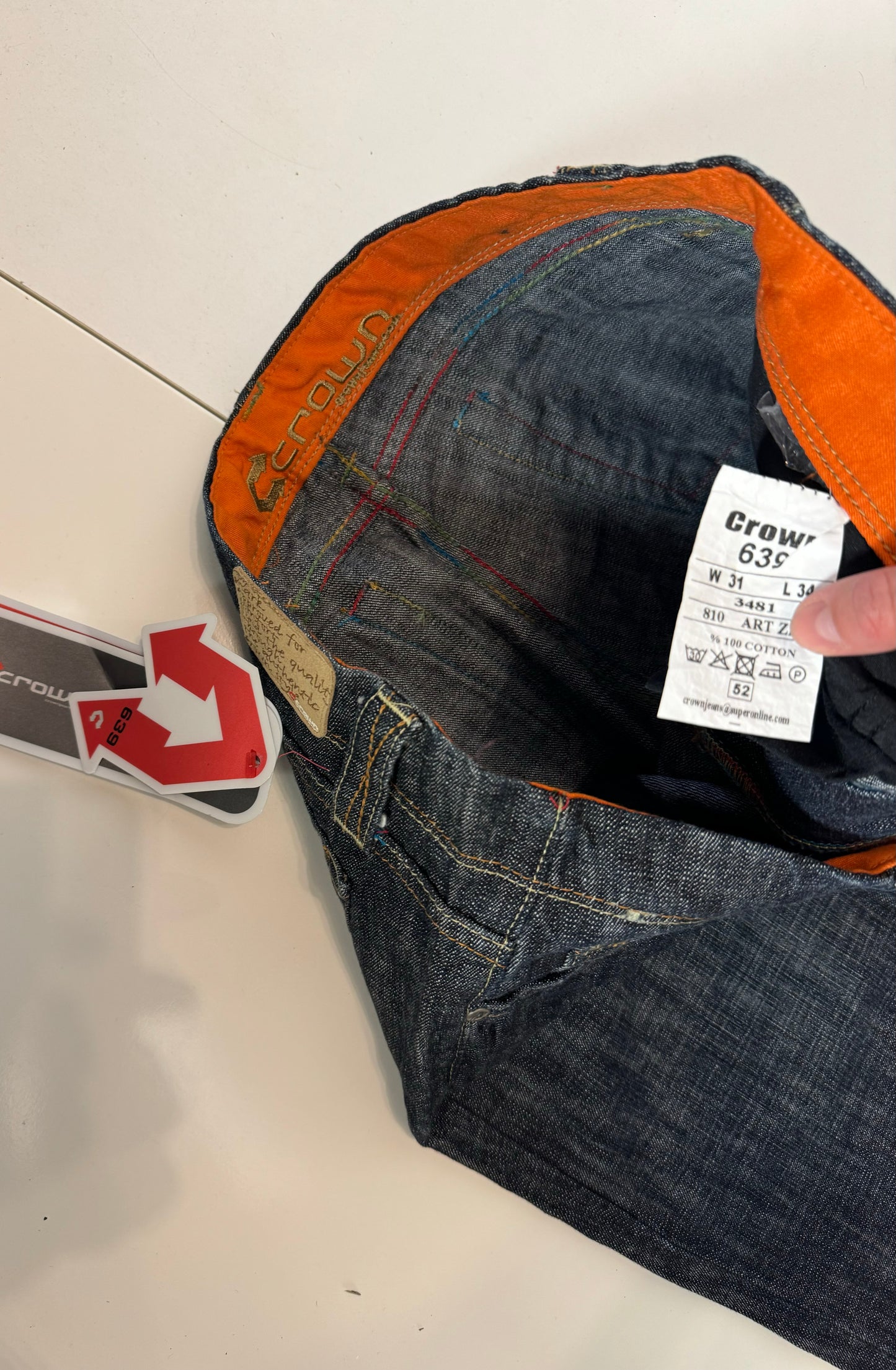 Lågmidjade jeans stl: M