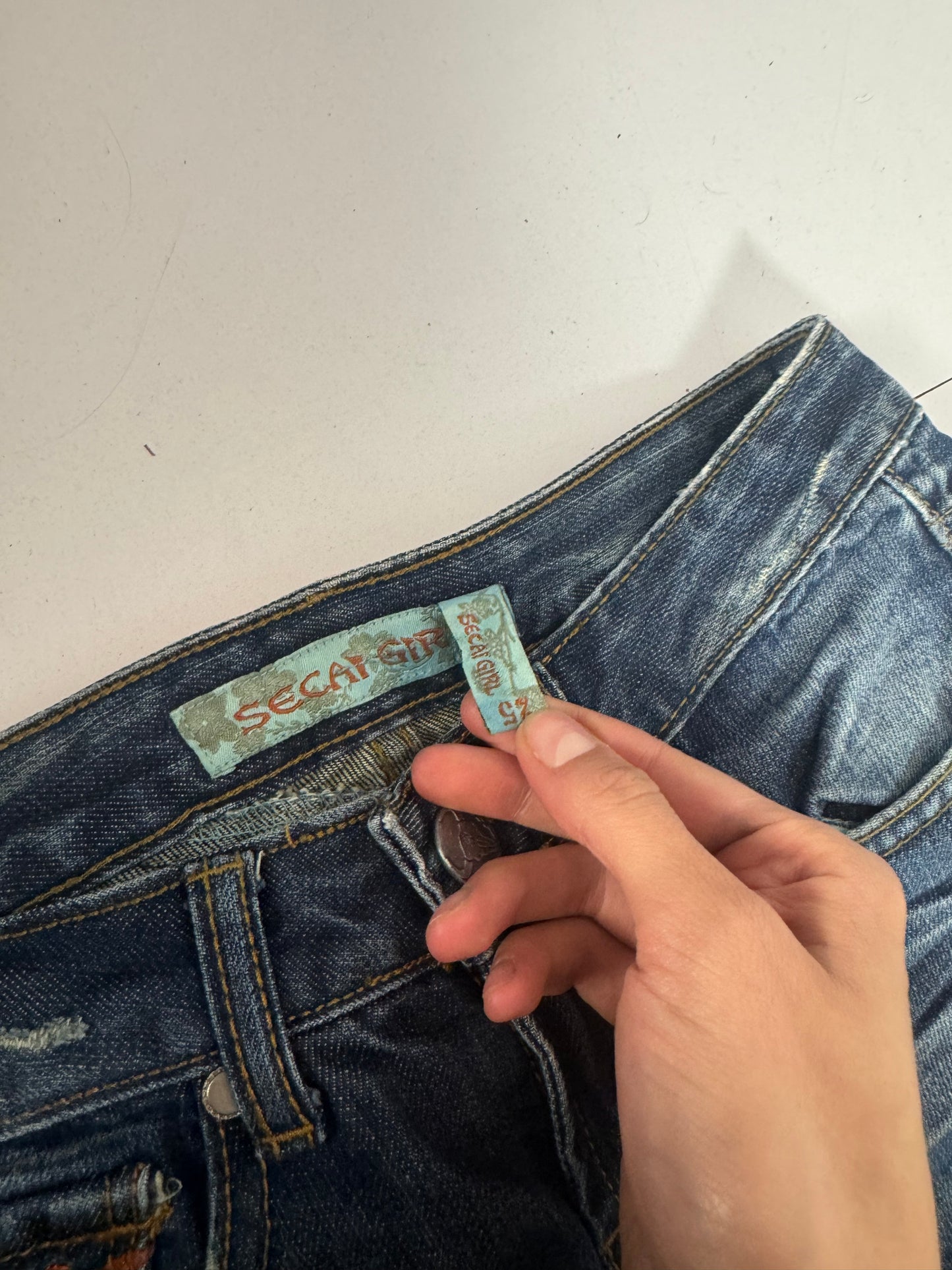 Lågmidjade jeans stl: XXS