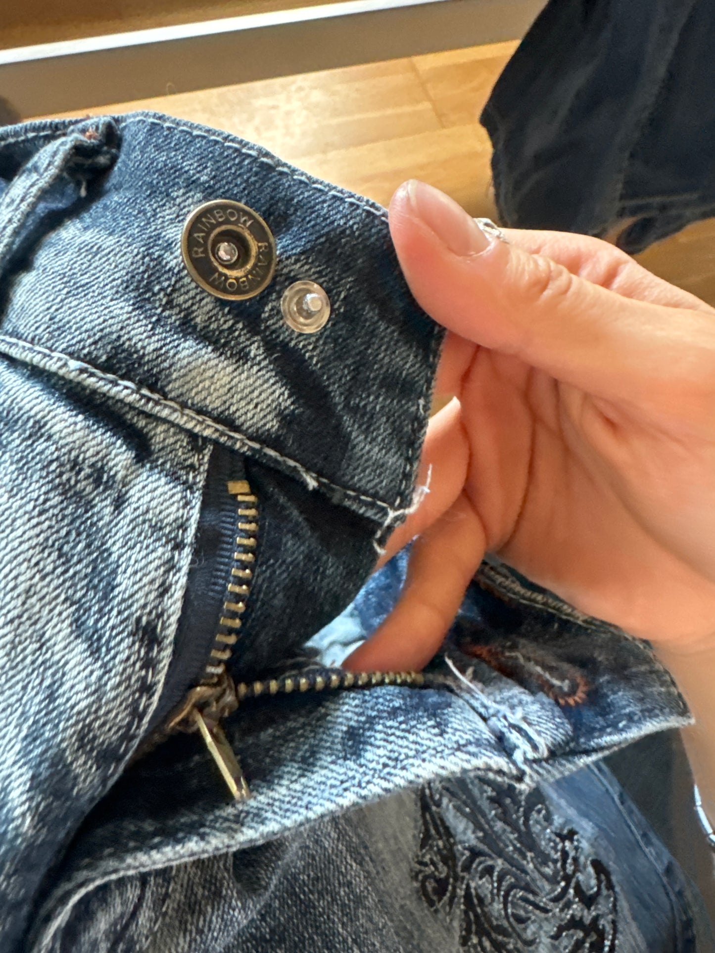 Lågmidjade jeans stl: XXS