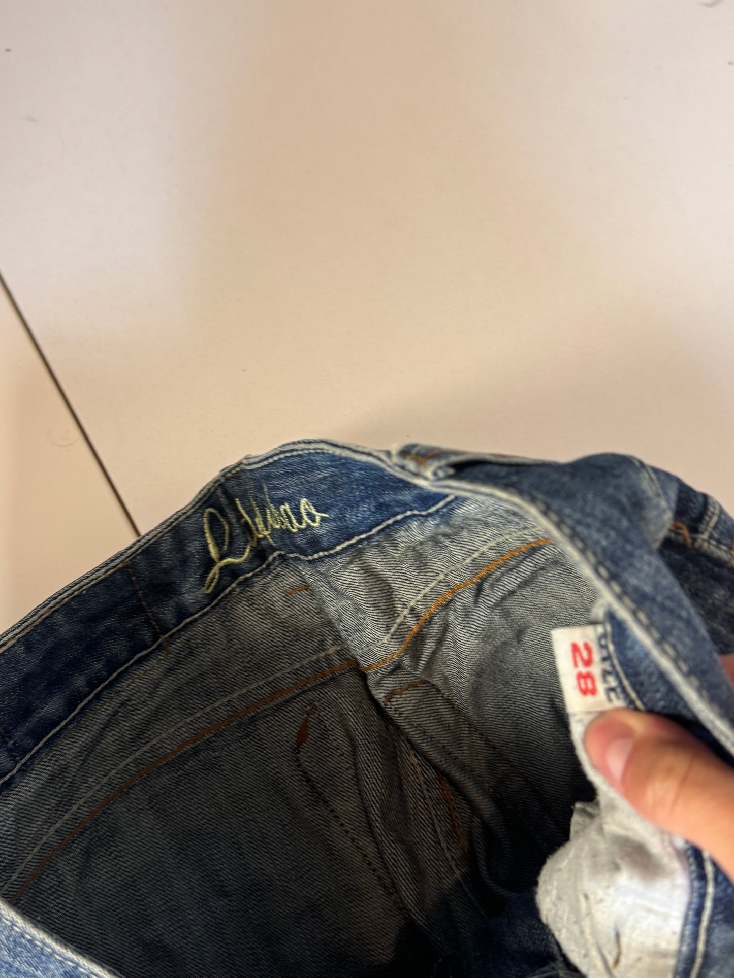 Lågmidjade jeans stl: XS
