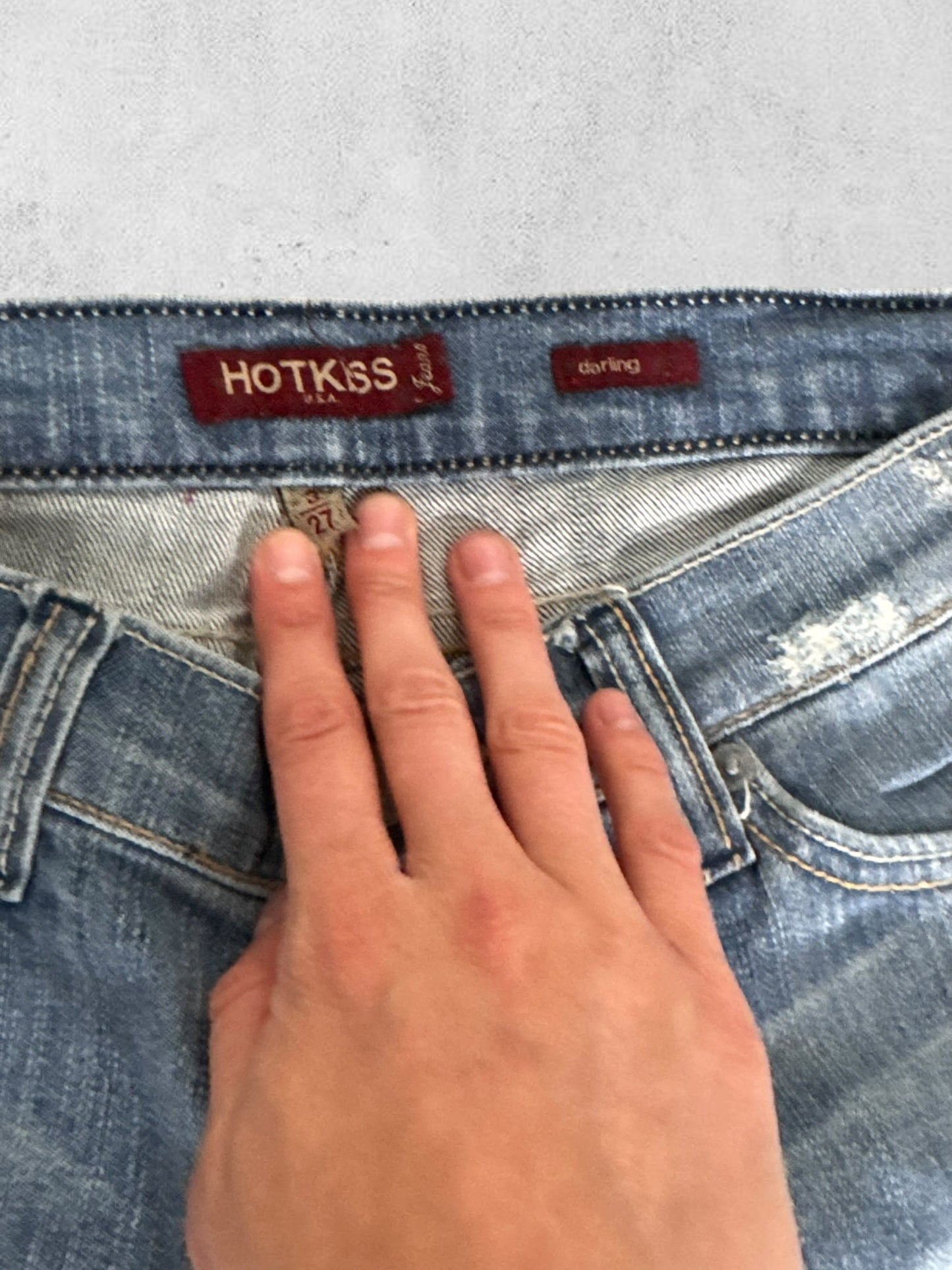 Lågmidjade jeans stl: XS