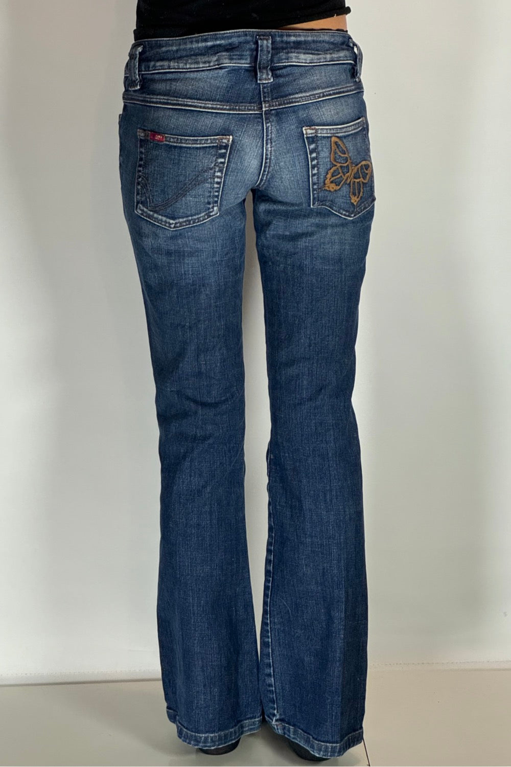 Lågmidjade jeans stl: S/M