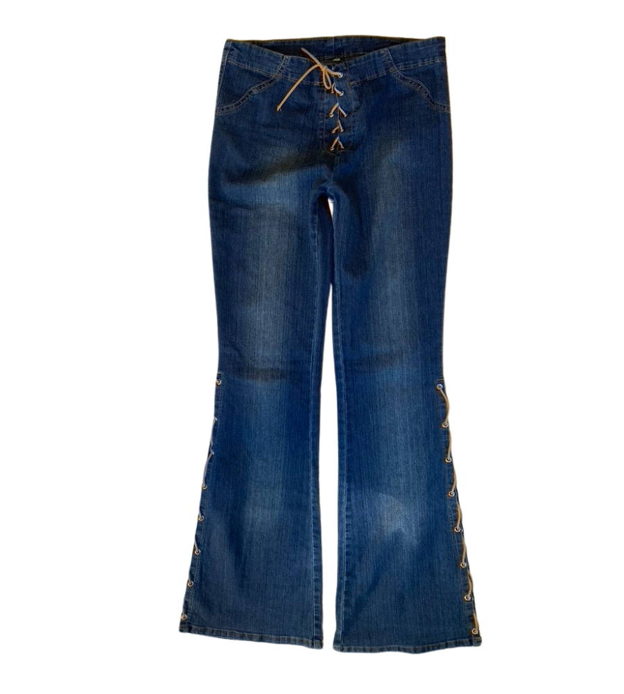 Lågmidjade jeans – S