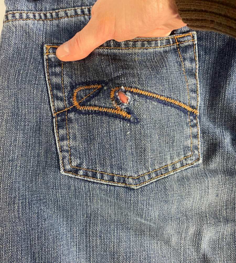 Lågmidjade jeans – stl: M