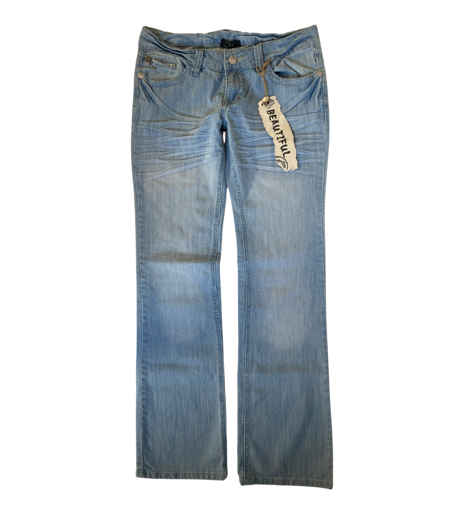 Lågmidjade jeans – S