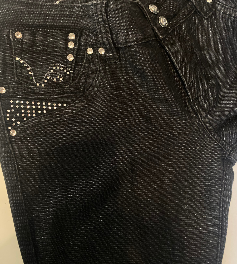 Lågmidjade jeans–stl: M