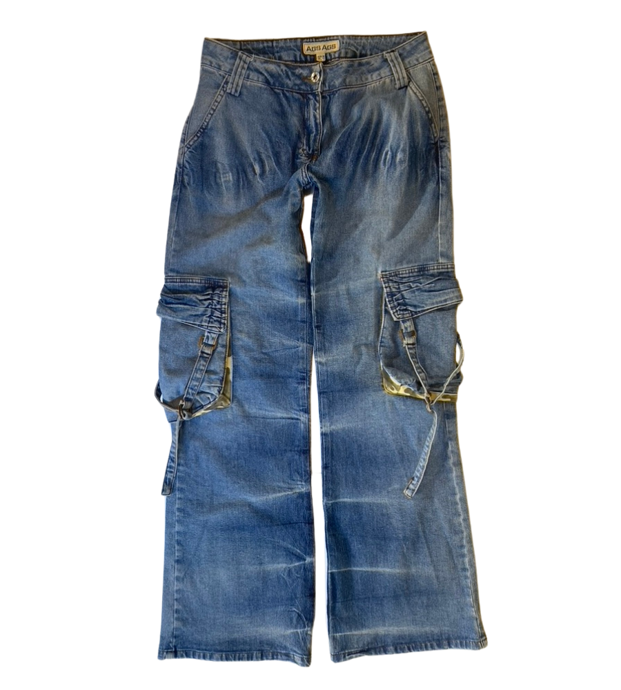 Cargo jeans–stl: S